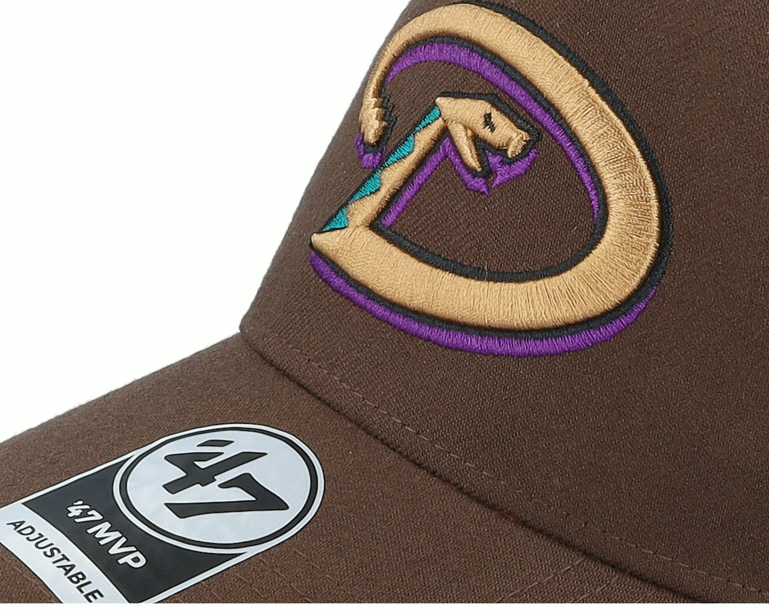 47 Brand Hatstore Exclusive X Arizona Diamondbacks Brown A-Frame Adjustable - -Unisex Adjustable