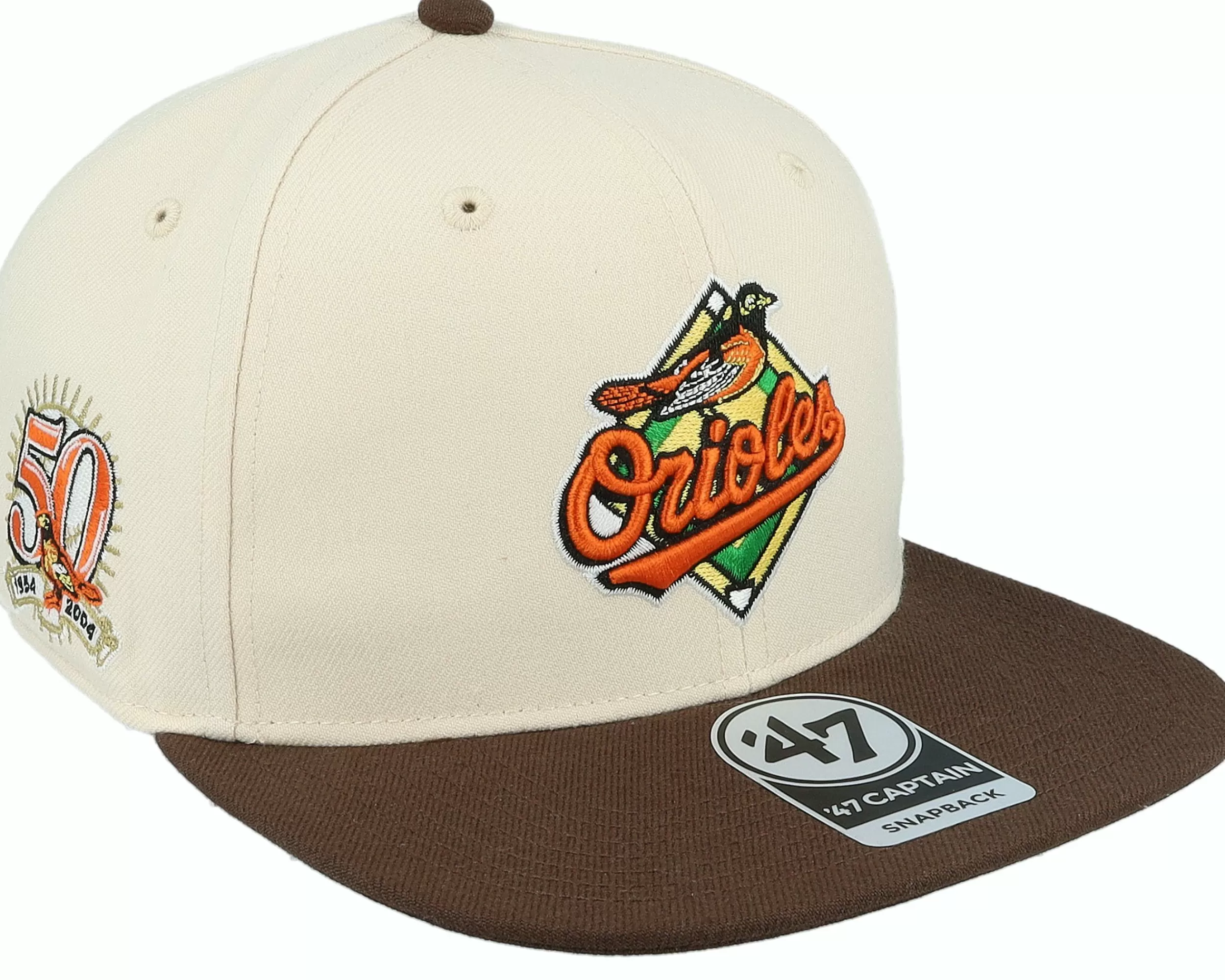 47 Brand Hatstore Exclusive X Baltimore Orioles Dual Natural/Brown Snapback - -Unisex Snapback