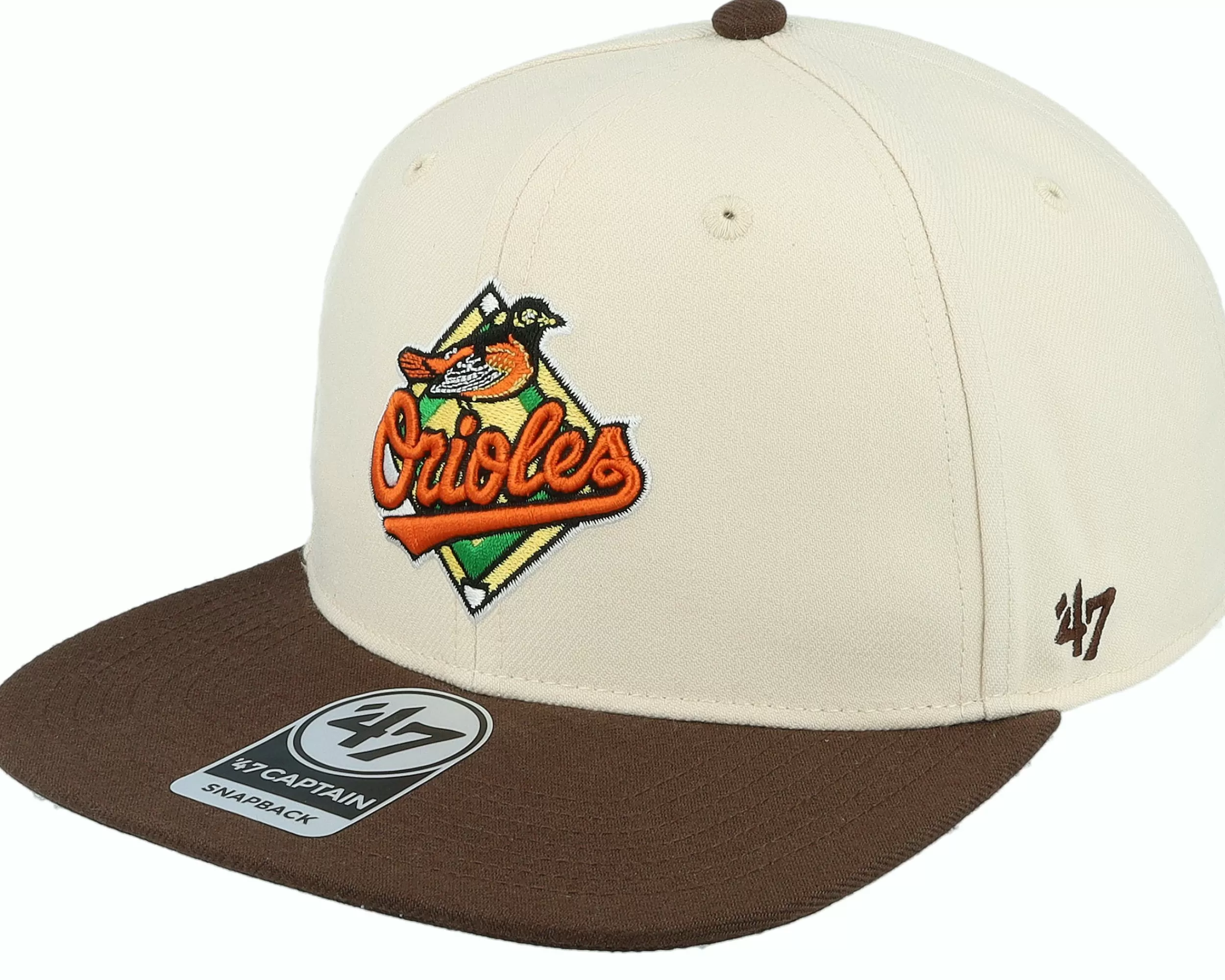 47 Brand Hatstore Exclusive X Baltimore Orioles Dual Natural/Brown Snapback - -Unisex Snapback