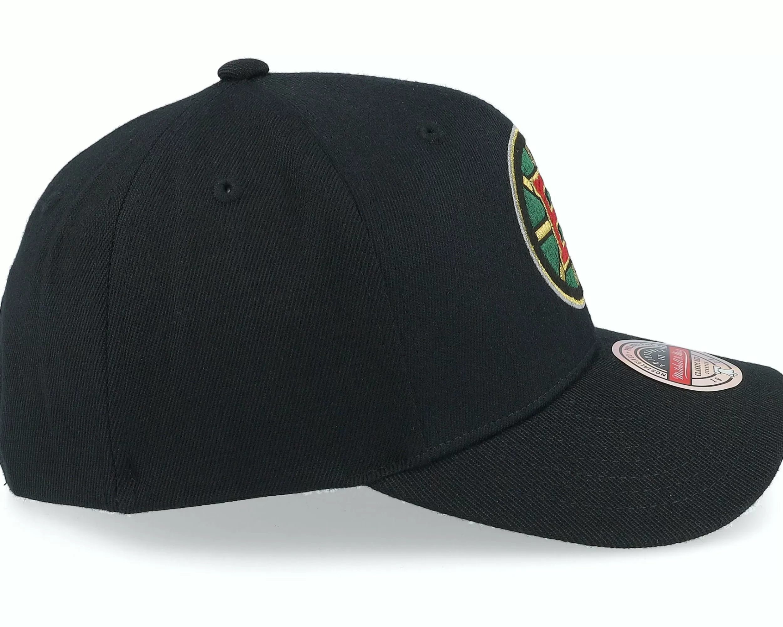 Mitchell & Ness Hatstore Exclusive X Boston Bruins Luxe Logo Nhl Black Adjustable - -Unisex Adjustable