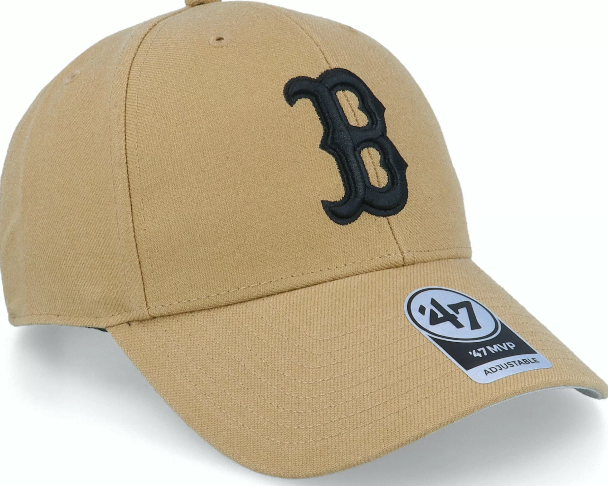 47 Brand Hatstore Exclusive X Boston Red Sox Woolish Khaki Adjustable - -Unisex Adjustable