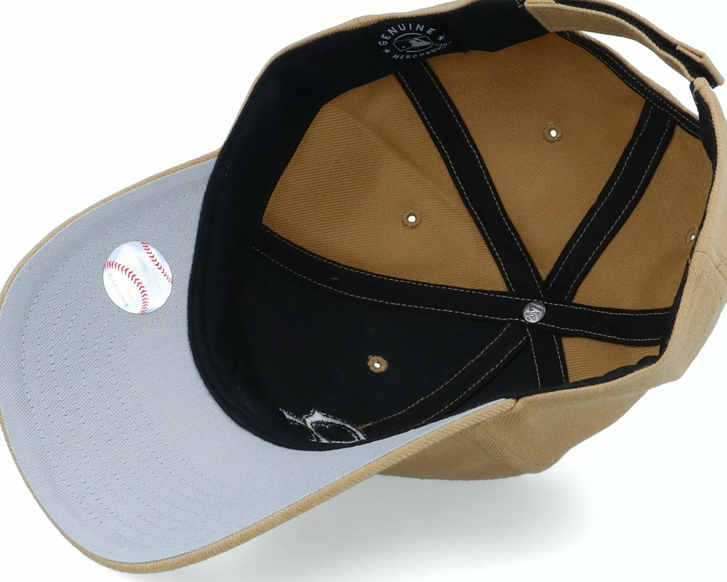 47 Brand Hatstore Exclusive X Boston Red Sox Woolish Khaki Adjustable - -Unisex Adjustable