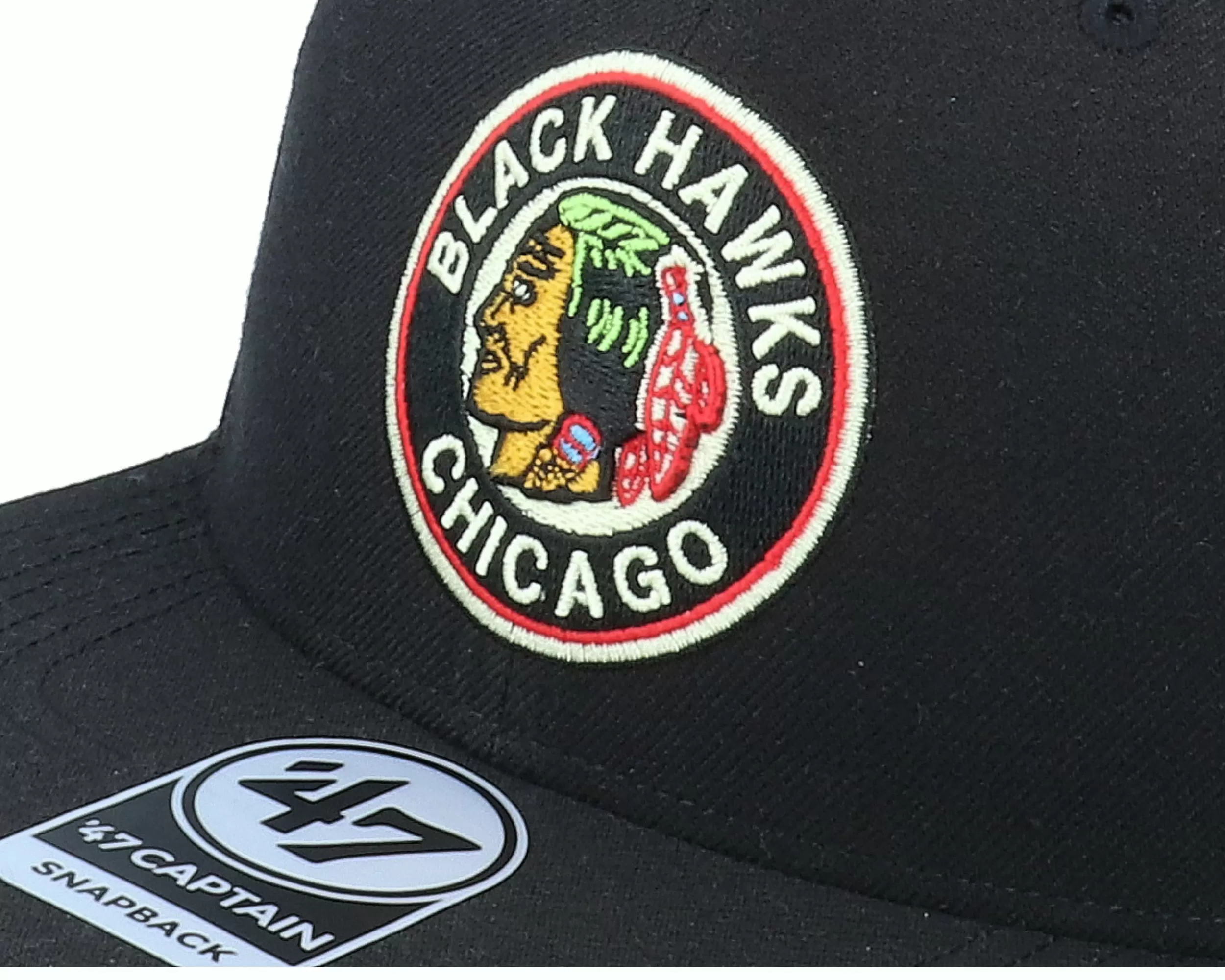 47 Brand Hatstore Exclusive X Chicago Blackhawks No Shot Captain Snapback - -Unisex Snapback