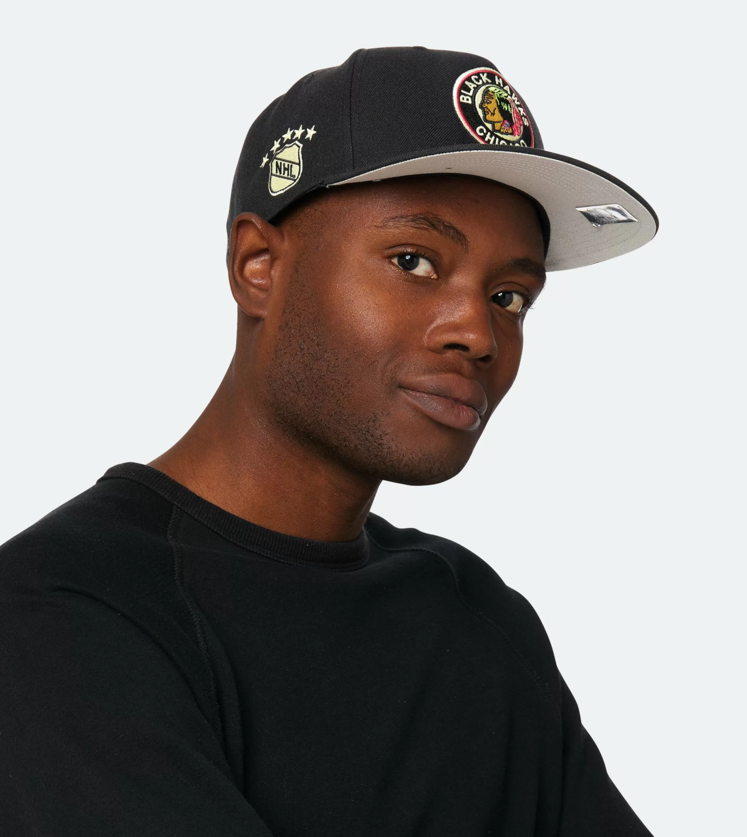 47 Brand Hatstore Exclusive X Chicago Blackhawks No Shot Captain Snapback - -Unisex Snapback
