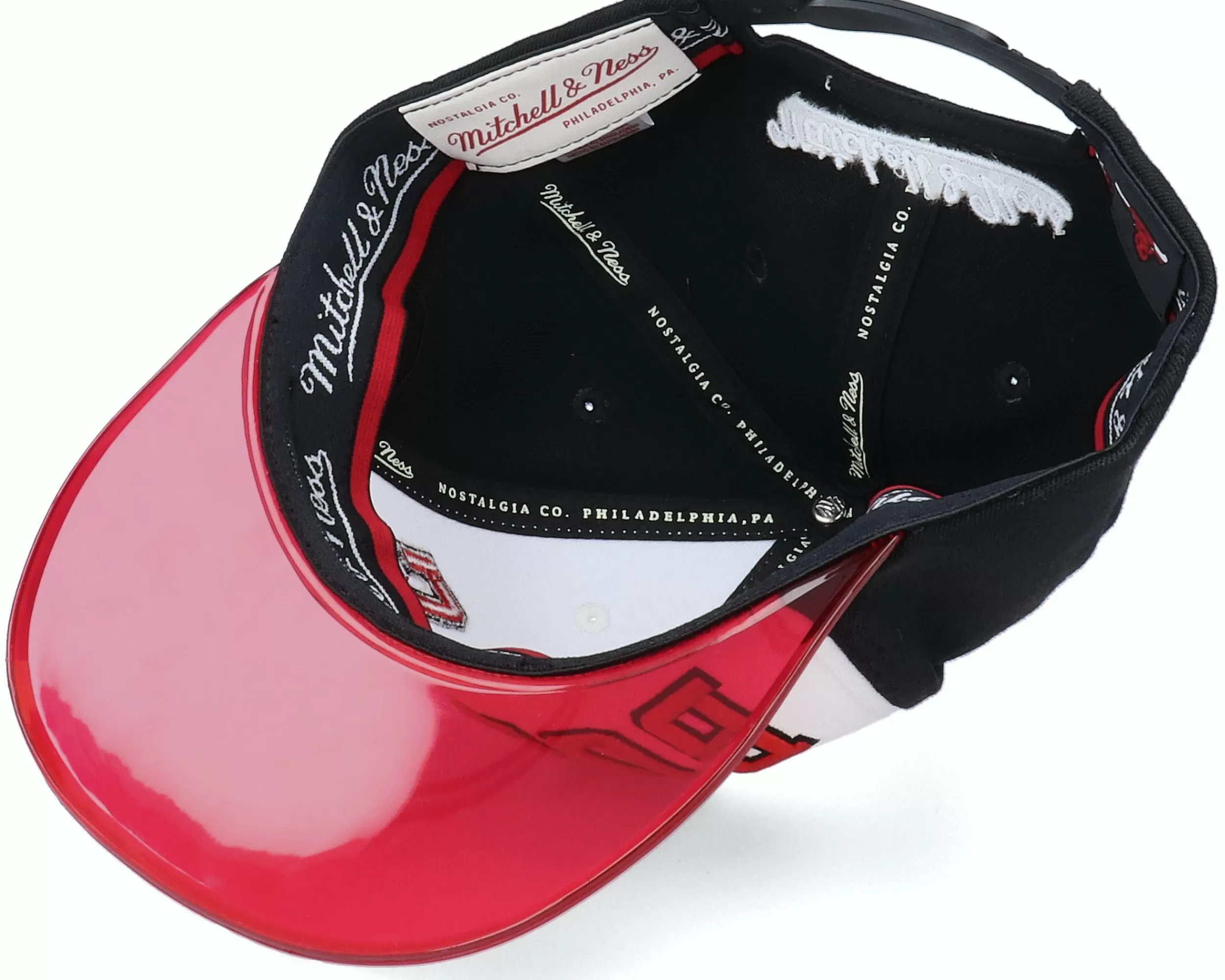 Mitchell & Ness Hatstore Exclusive X Chicago Bulls Hatstore Exclusive X Chicago Bulls Transparent White/Black - -Unisex Snapback