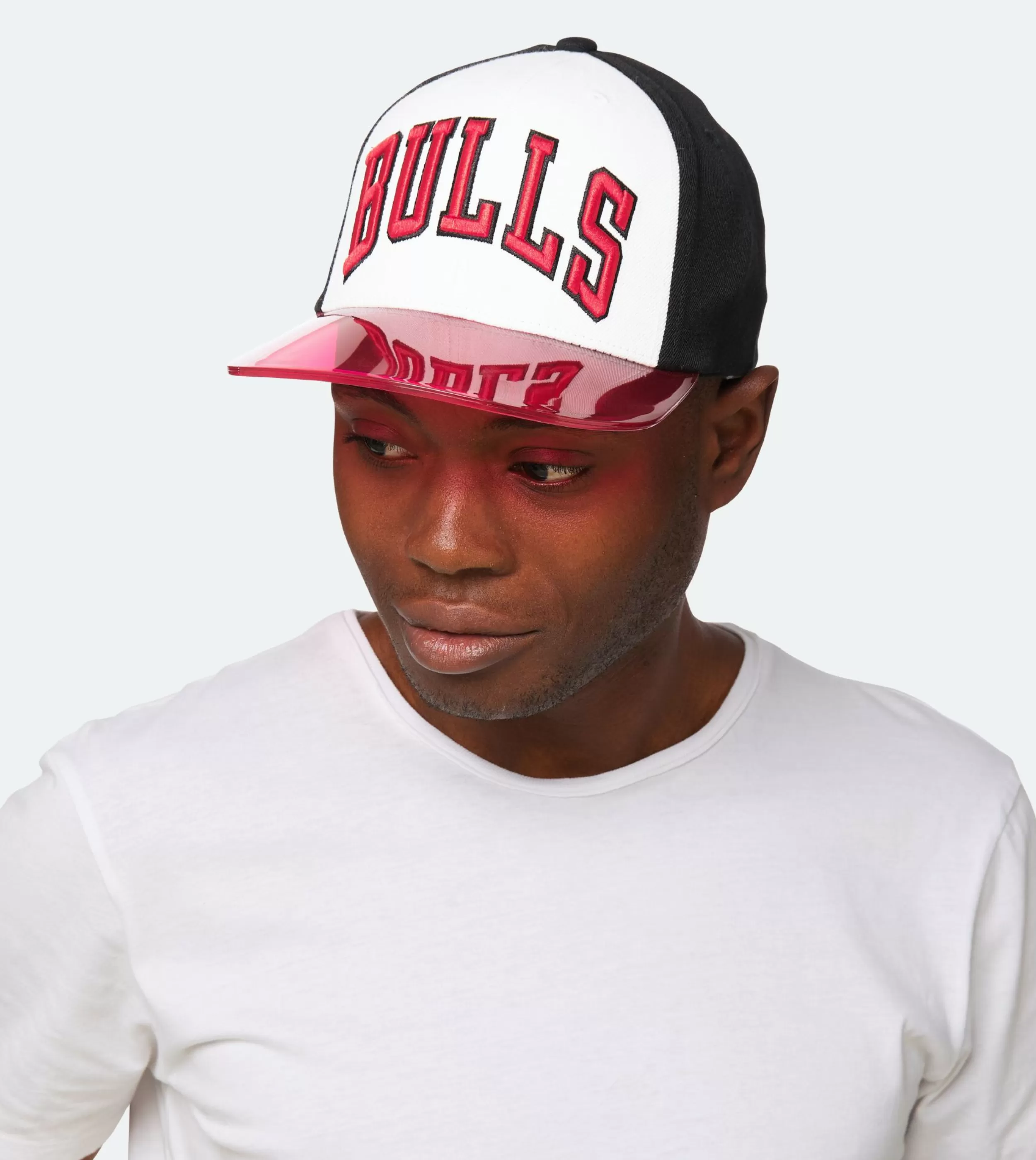Mitchell & Ness Hatstore Exclusive X Chicago Bulls Hatstore Exclusive X Chicago Bulls Transparent White/Black - -Unisex Snapback