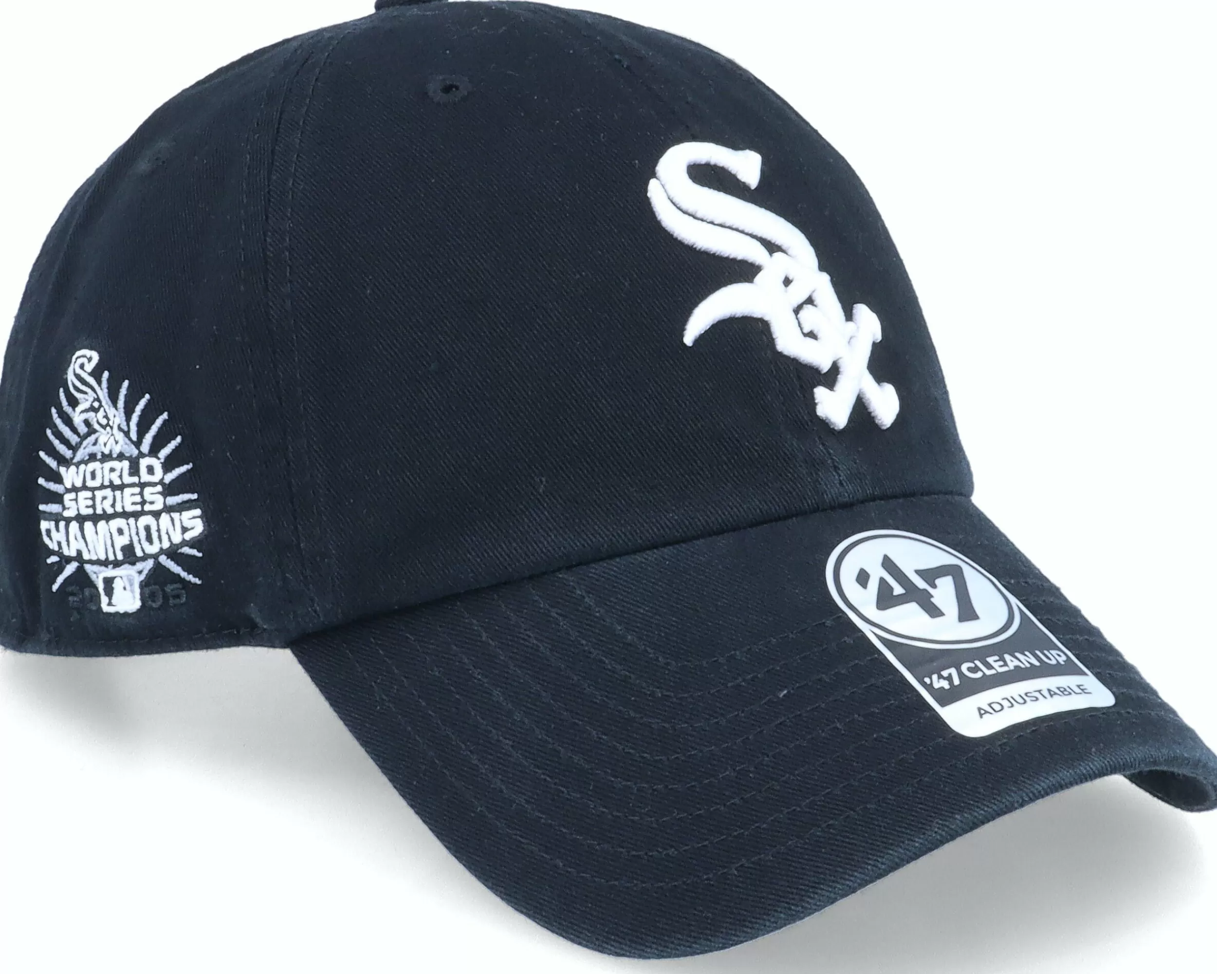 47 Brand Hatstore Exclusive X Chicago White Sox Champions 2005 Black Dad Cap - -Unisex Dad Cap