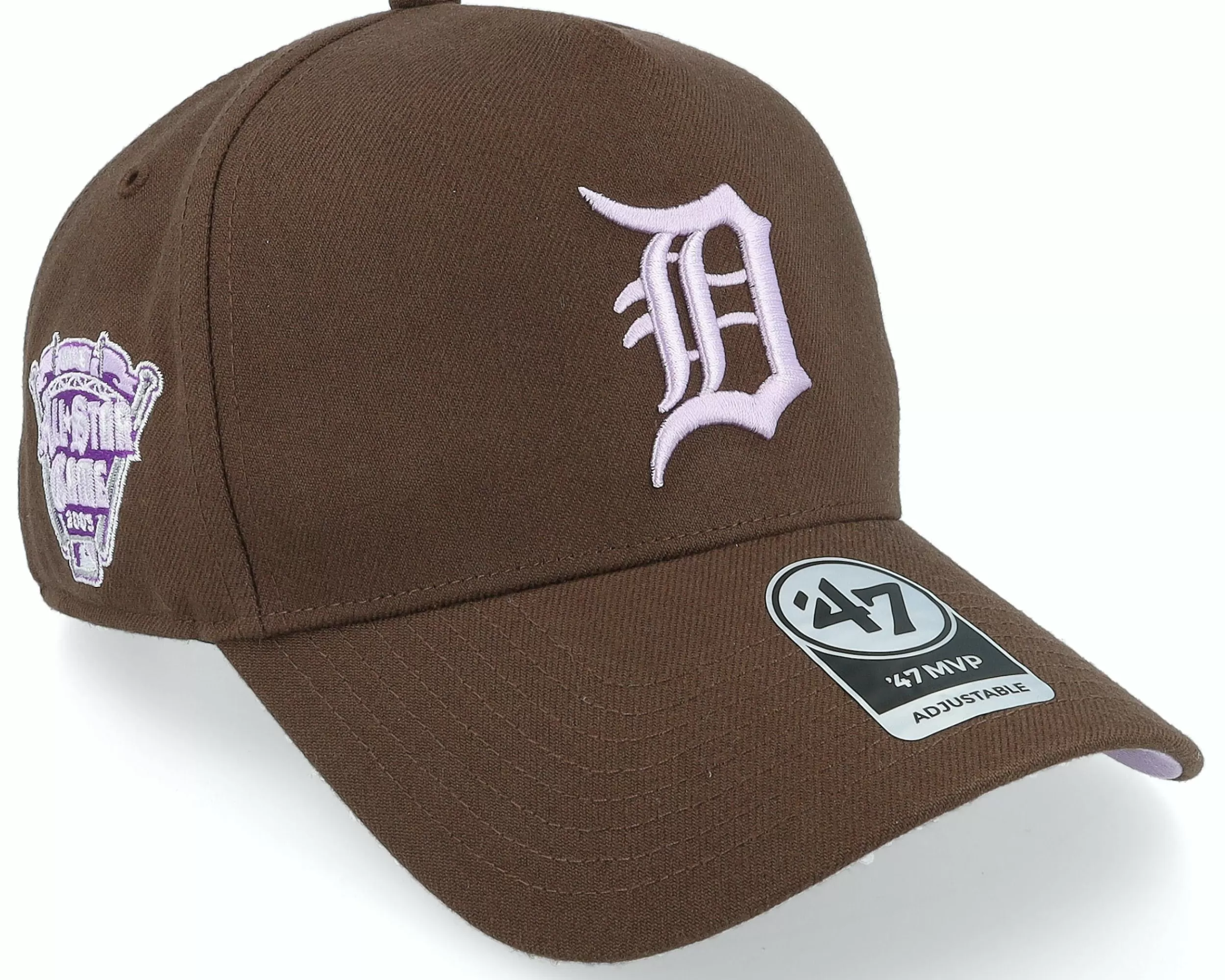 47 Brand Hatstore Exclusive X Detroit Tigers Asg Brown Sure Shot Mvp Brown A-Frame Adjustable - -Unisex Adjustable