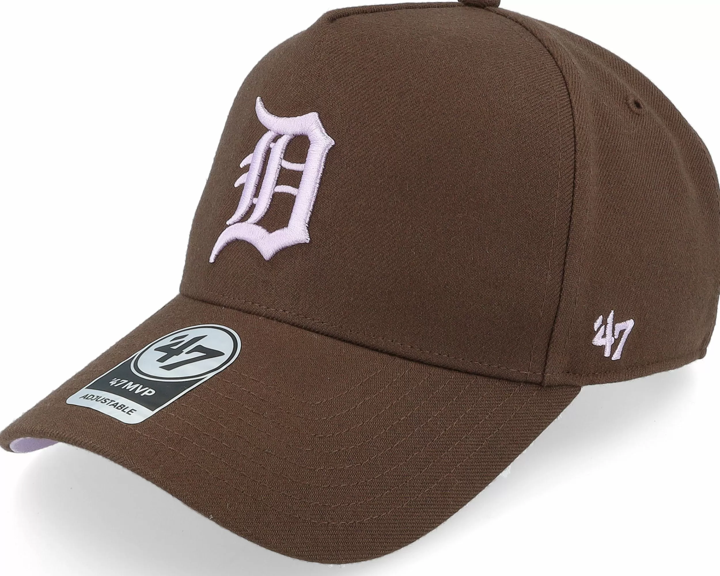 47 Brand Hatstore Exclusive X Detroit Tigers Asg Brown Sure Shot Mvp Brown A-Frame Adjustable - -Unisex Adjustable