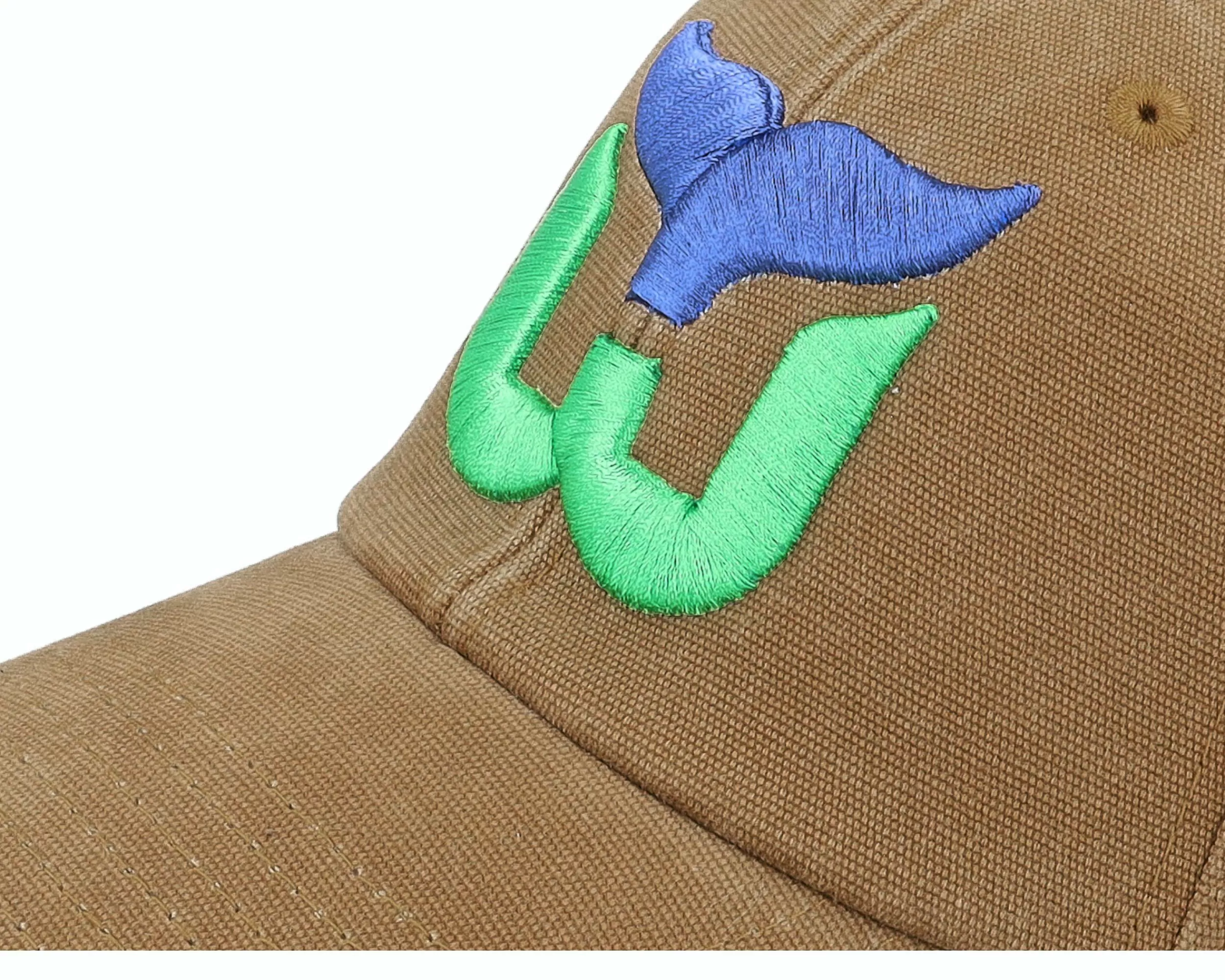 American Needle Hatstore Exclusive X Hartford Whalers Jasper Camel Dad Cap - -Unisex Dad Cap
