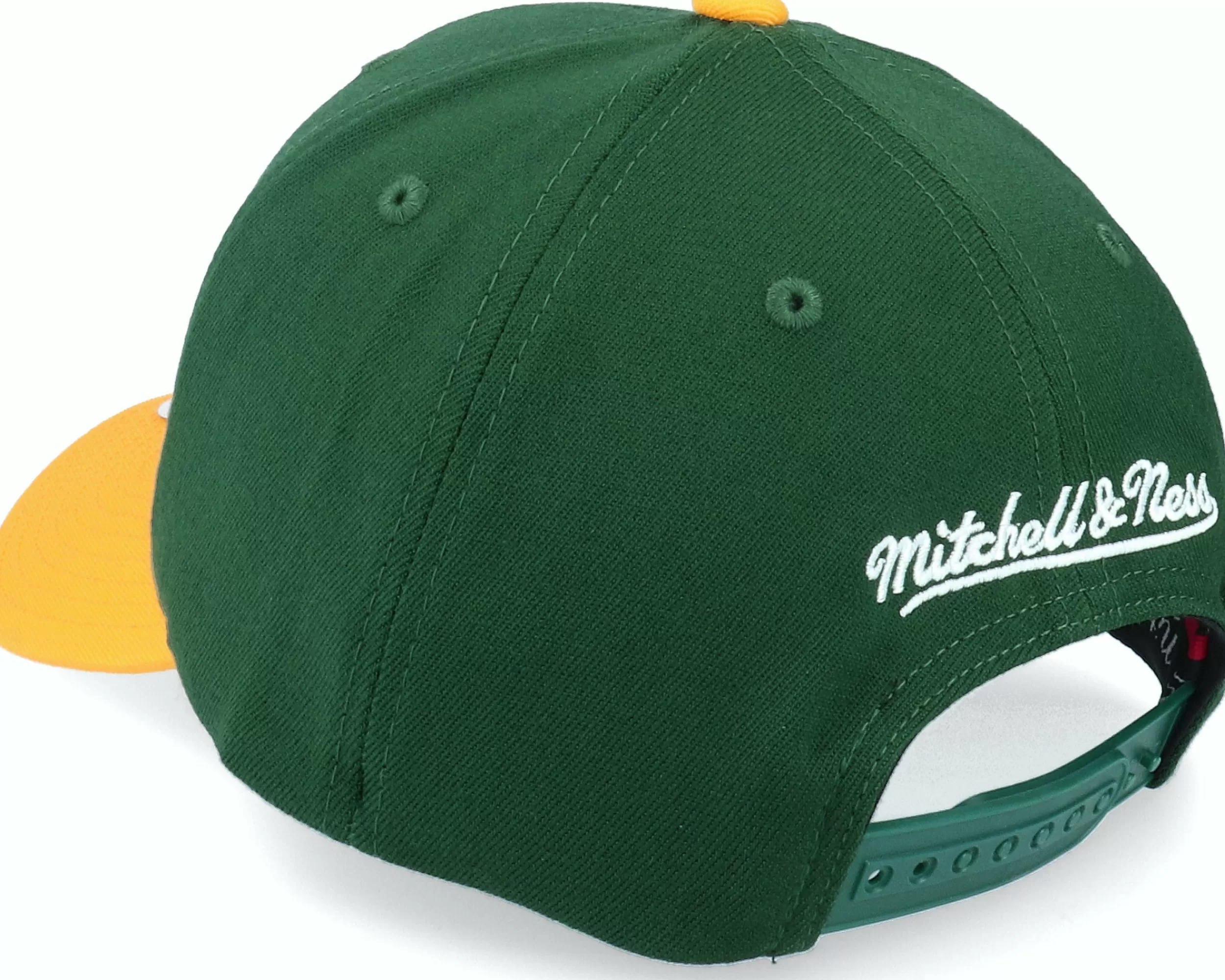 Mitchell & Ness Hatstore Exclusive X Hatstore Exclusive X Pinscript Baseball Green/Yellow - -Unisex Adjustable