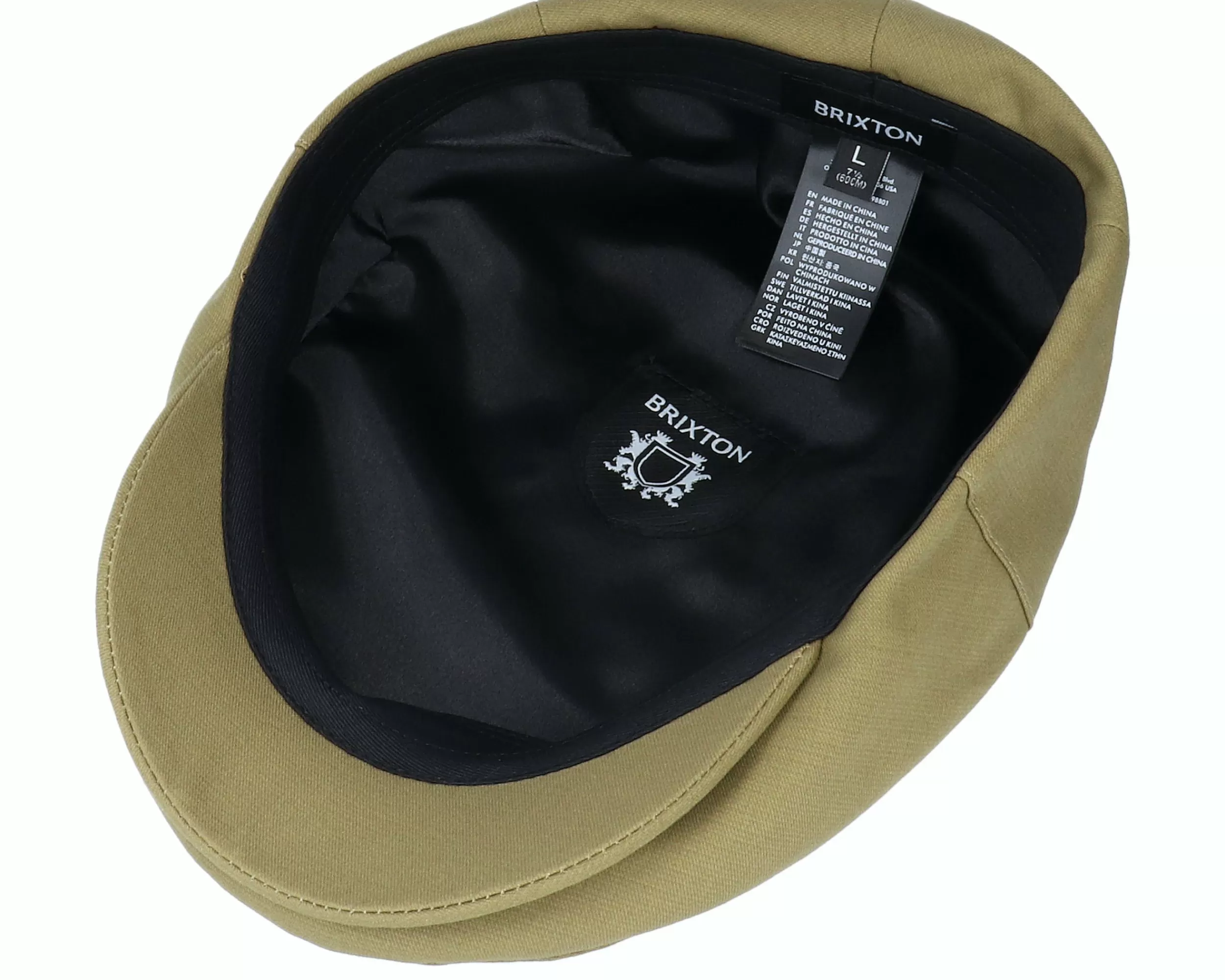 Brixton Hatstore Exclusive X Hooligan Army Green Flat Cap - -Unisex Flat Caps