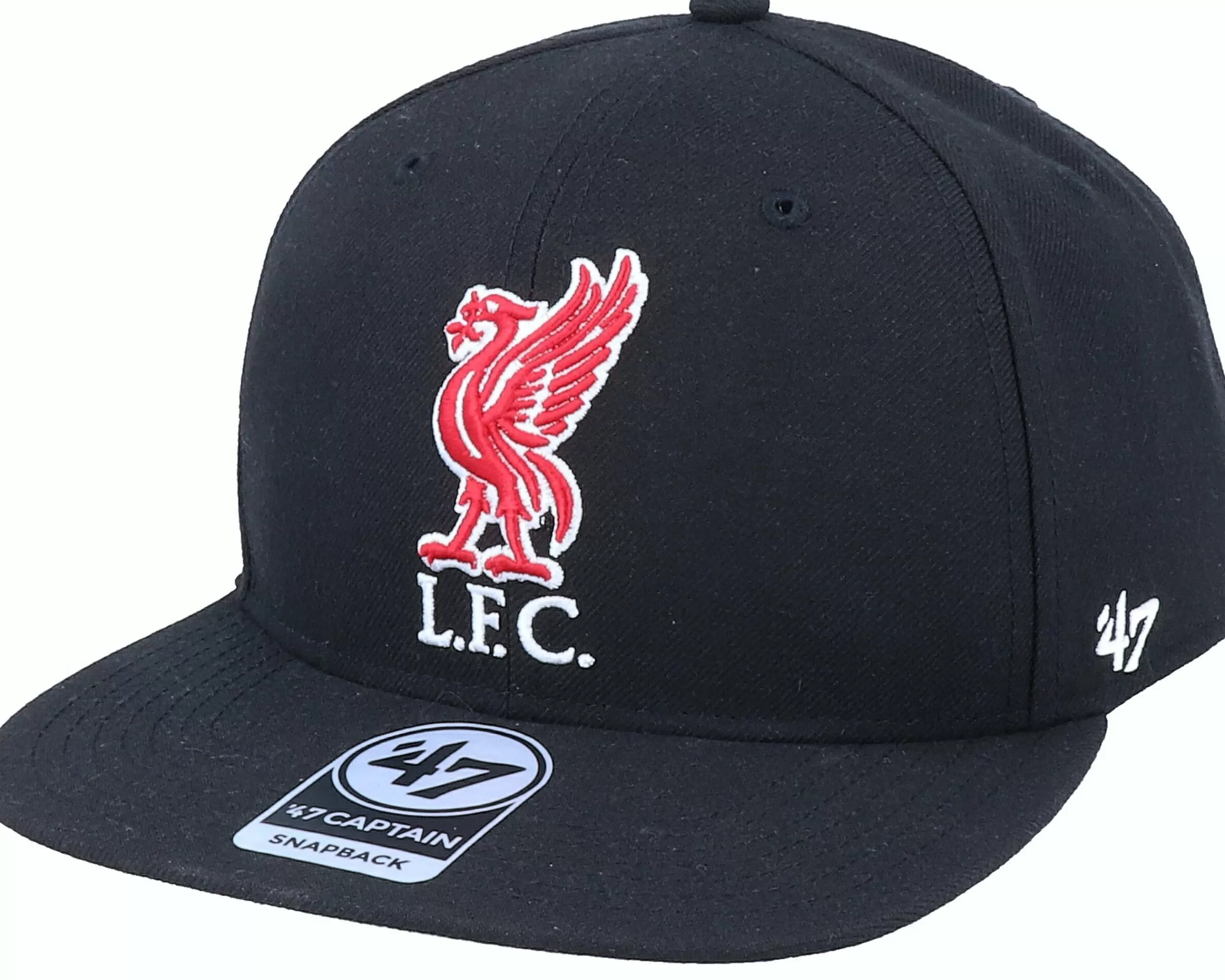 47 Brand Hatstore Exclusive X Liverpool Captain No Shot Black Snapback - -Unisex Snapback