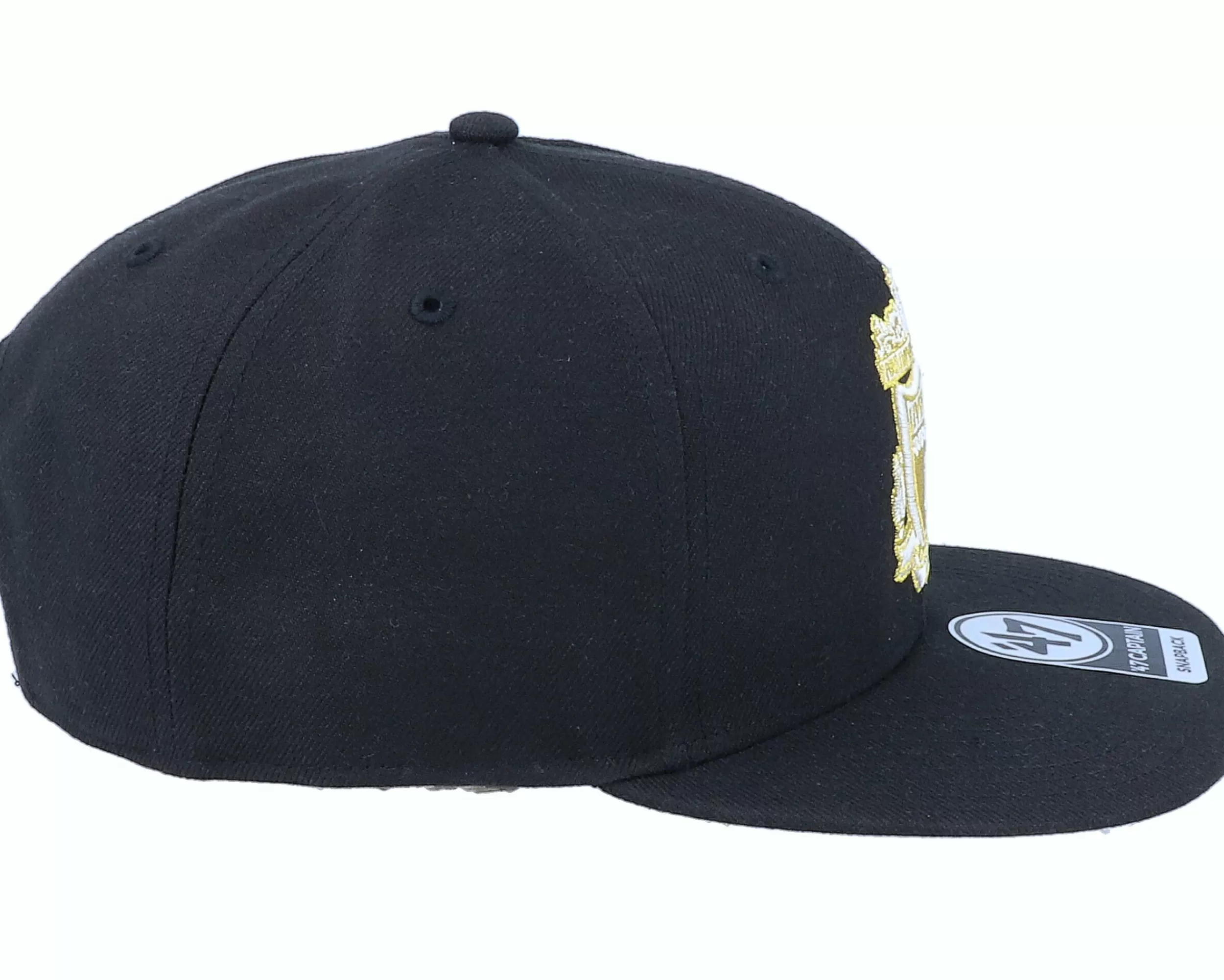47 Brand Hatstore Exclusive X Liverpool Captain No Shot Metallic Black Snapback - -Unisex Snapback