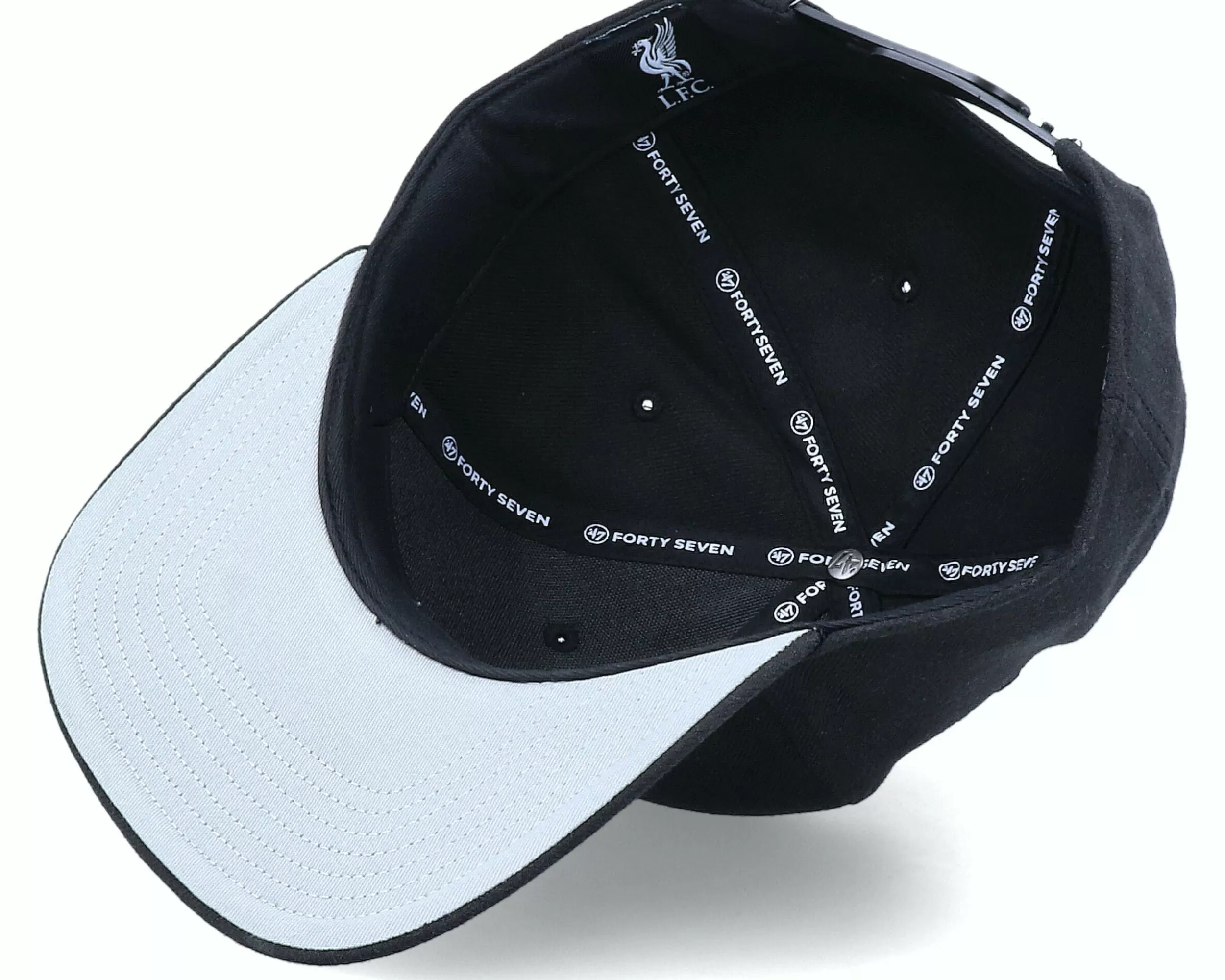47 Brand Hatstore Exclusive X Liverpool Captain No Shot Metallic Black Snapback - -Unisex Snapback