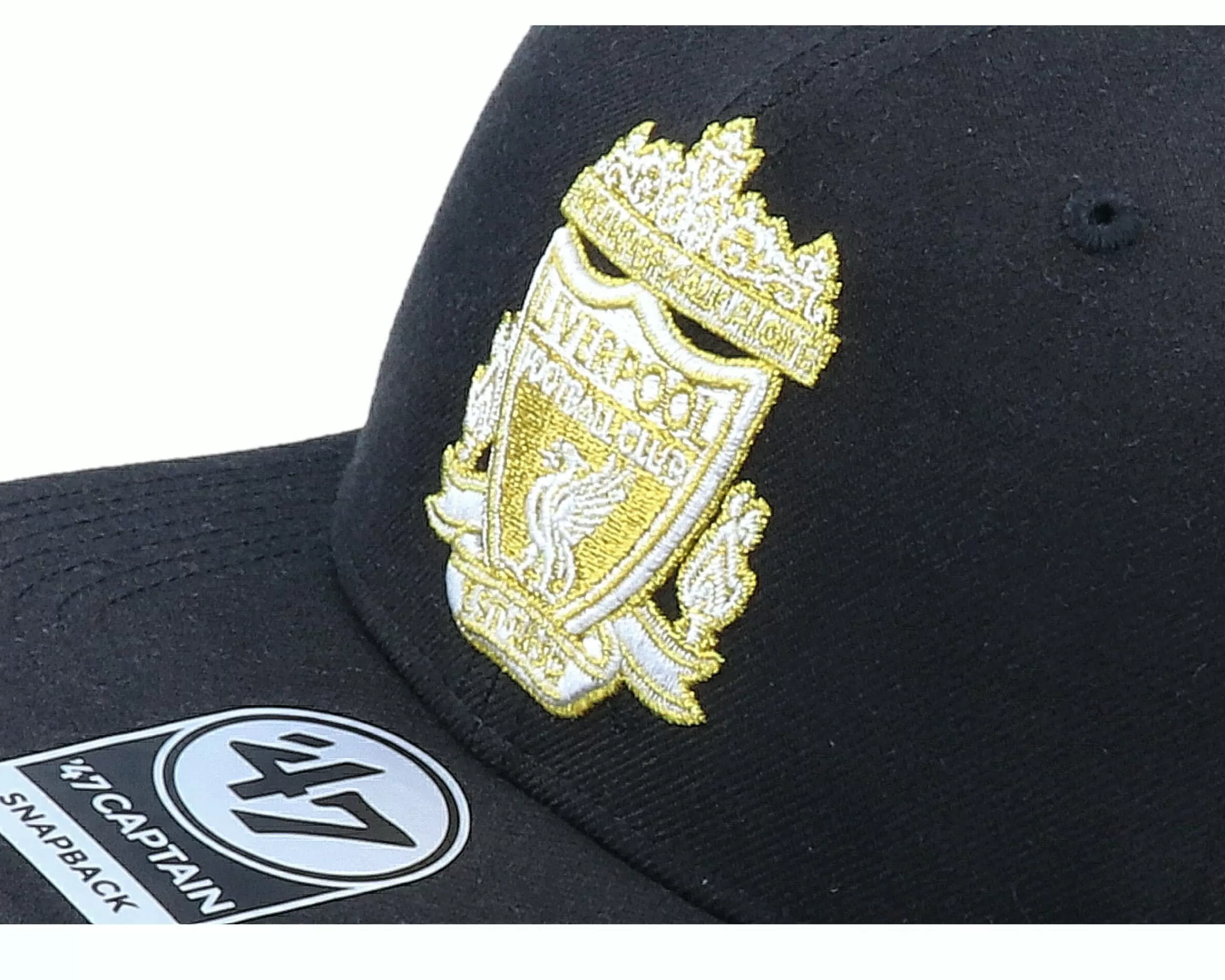 47 Brand Hatstore Exclusive X Liverpool Captain No Shot Metallic Black Snapback - -Unisex Snapback