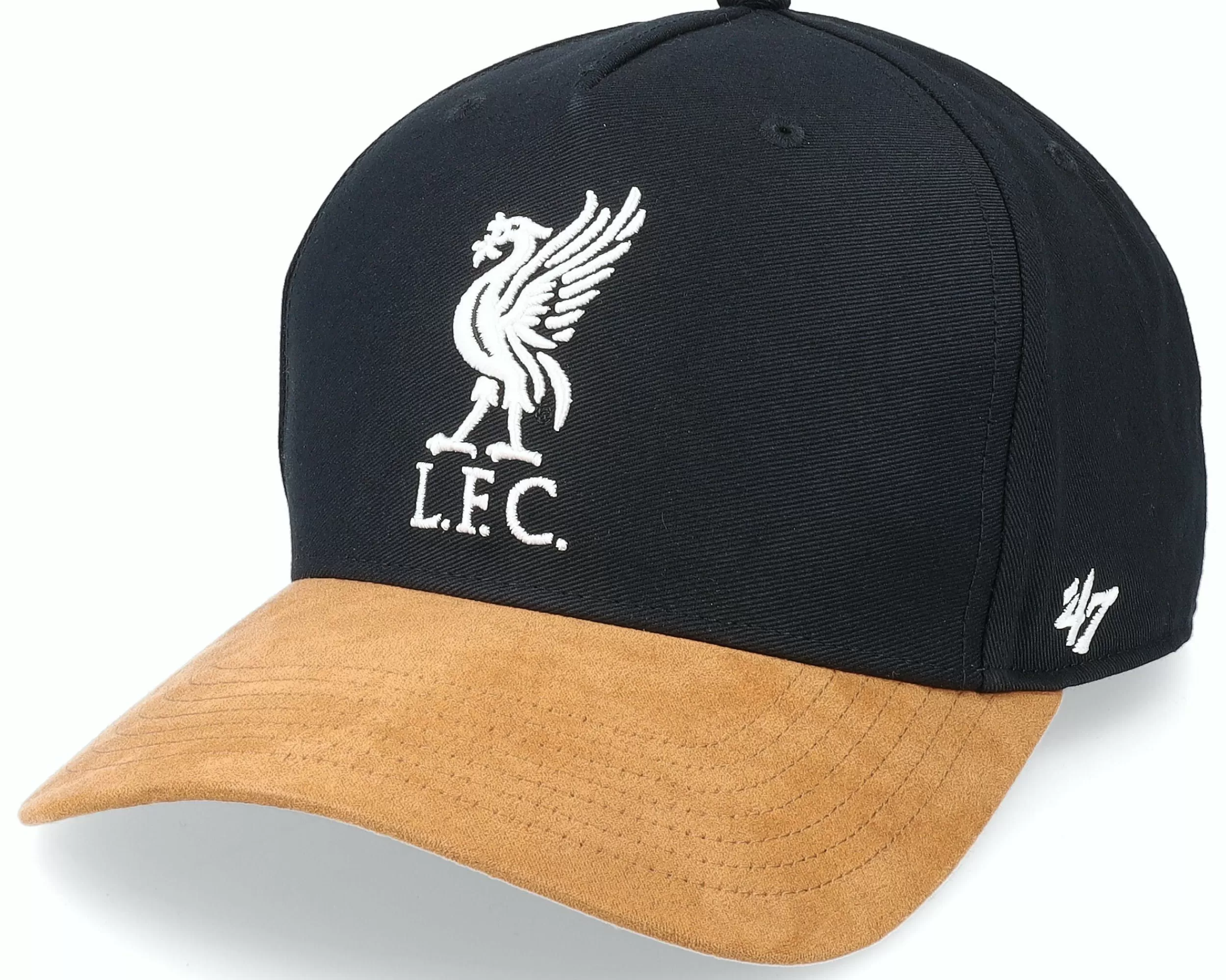 47 Brand Hatstore Exclusive X Liverpool Mvp Dv Ultrasuede Visor Black Adjustable - -Unisex Adjustable