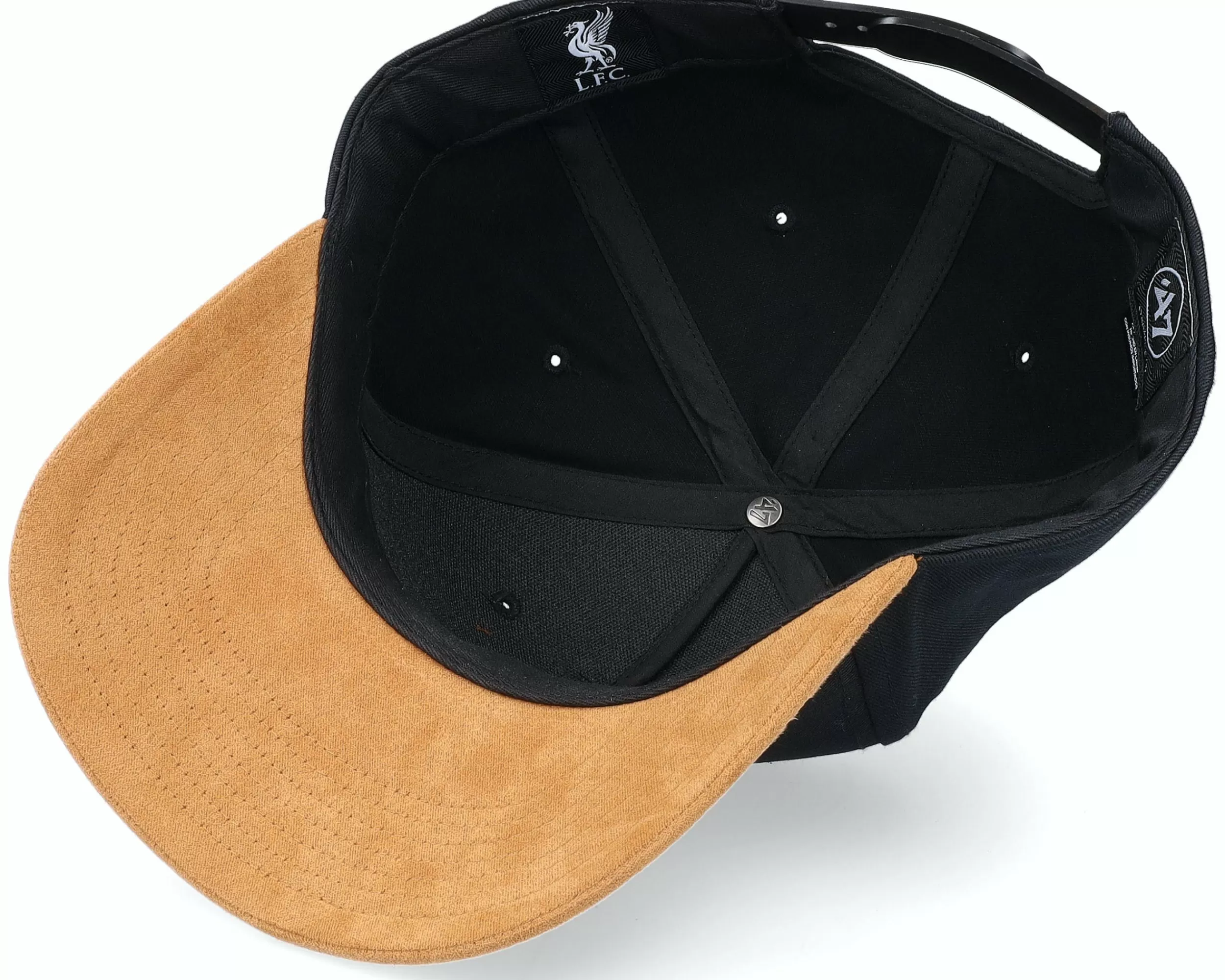 47 Brand Hatstore Exclusive X Liverpool Mvp Dv Ultrasuede Visor Black Adjustable - -Unisex Adjustable