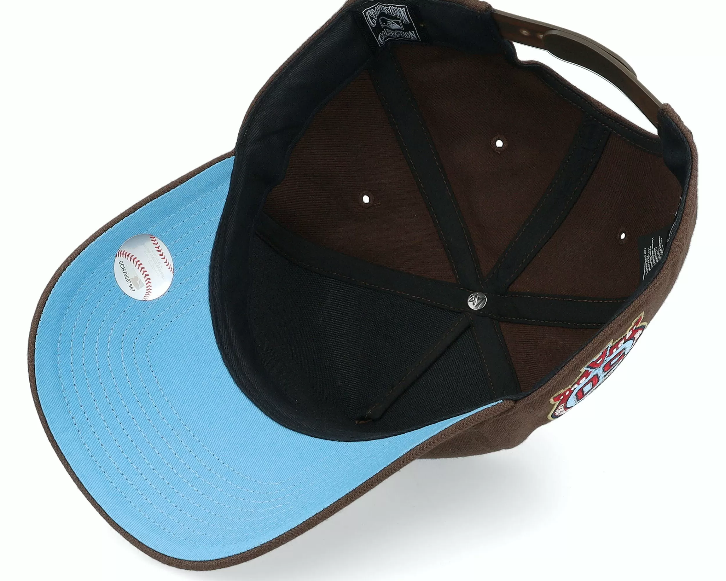 47 Brand Hatstore Exclusive X Los Angeles Angels Brown A-Frame Adjustable - -Unisex Adjustable