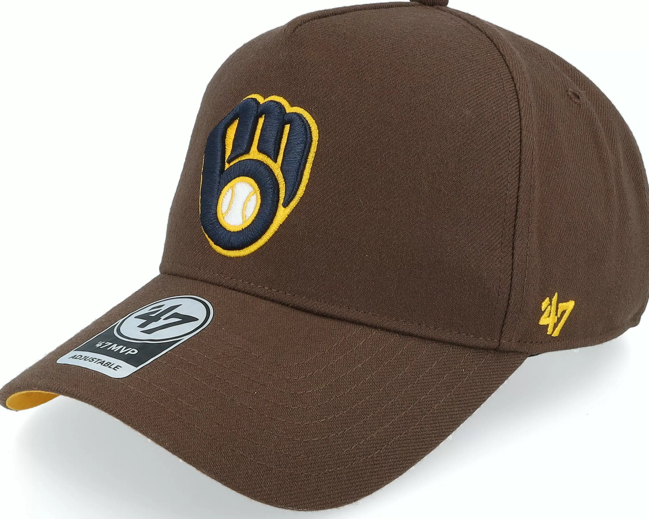 47 Brand Hatstore Exclusive X Milwaukee Brewers Asg Brown A-Frame Adjustable - -Unisex Adjustable