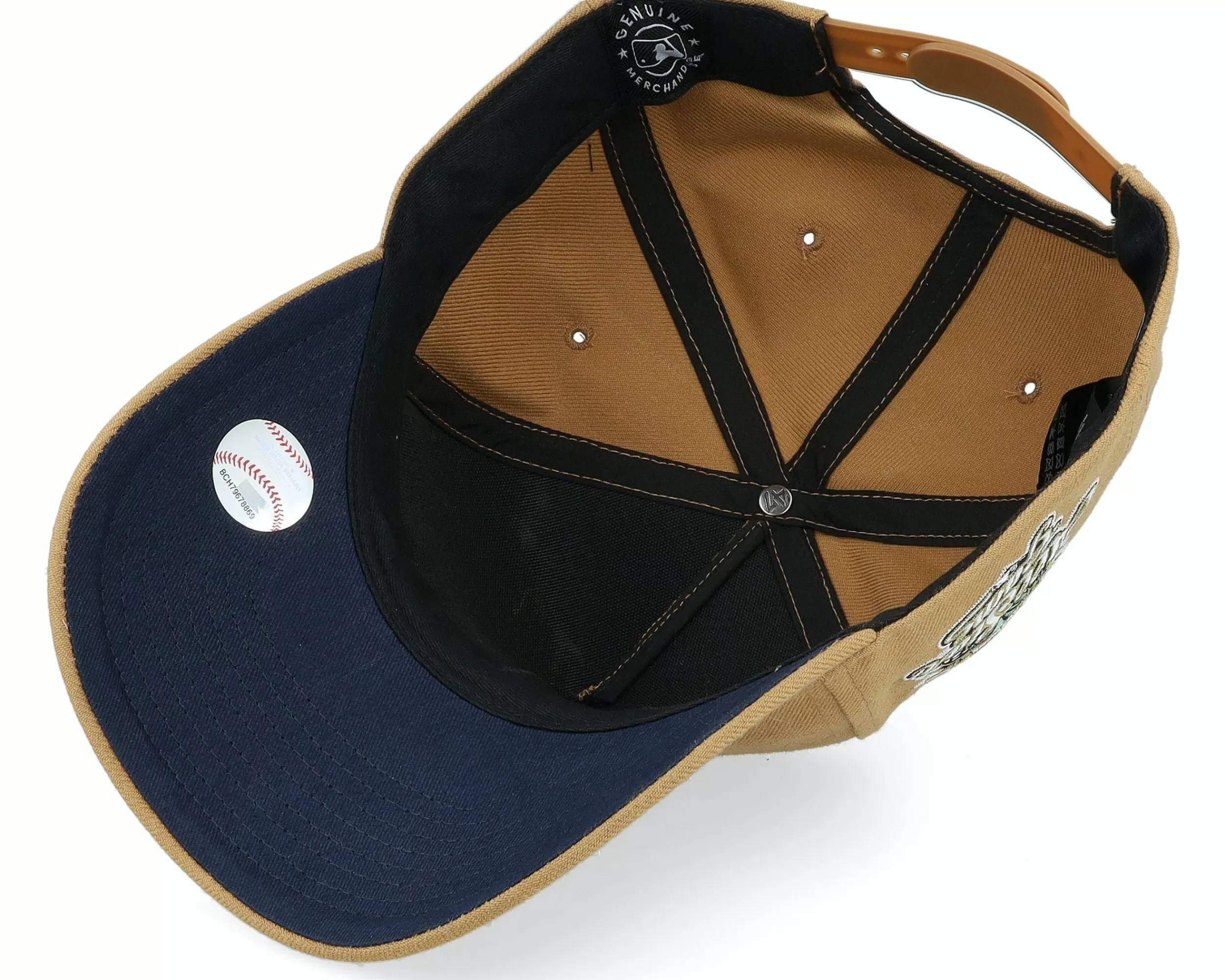 47 Brand Hatstore Exclusive X Milwaukee Brewers Camel A-Frame Adjustable - -Unisex Adjustable