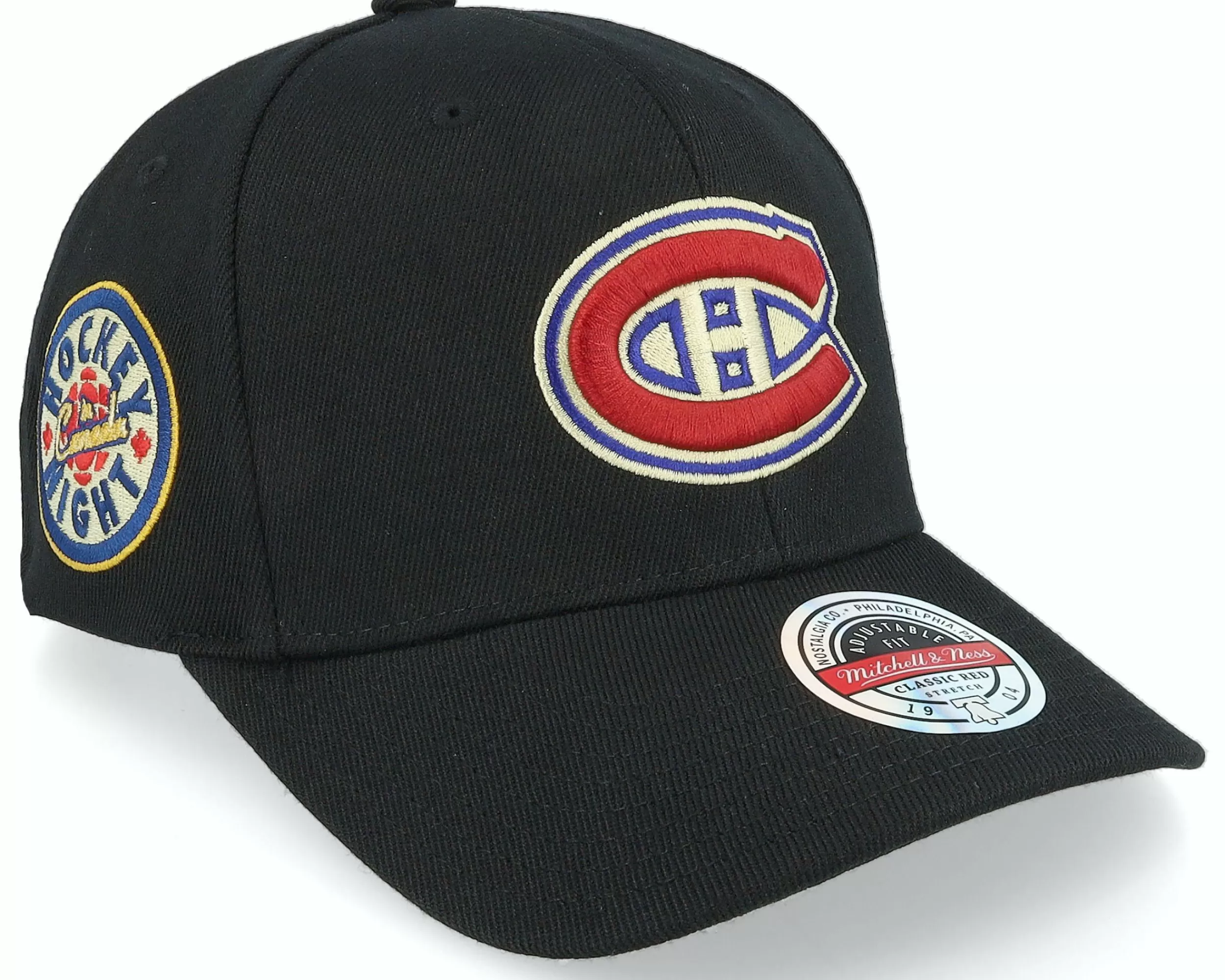 Mitchell & Ness Hatstore Exclusive X Montreal Canadiens Hockey Night In Canada Black Adjustable - -Unisex Adjustable