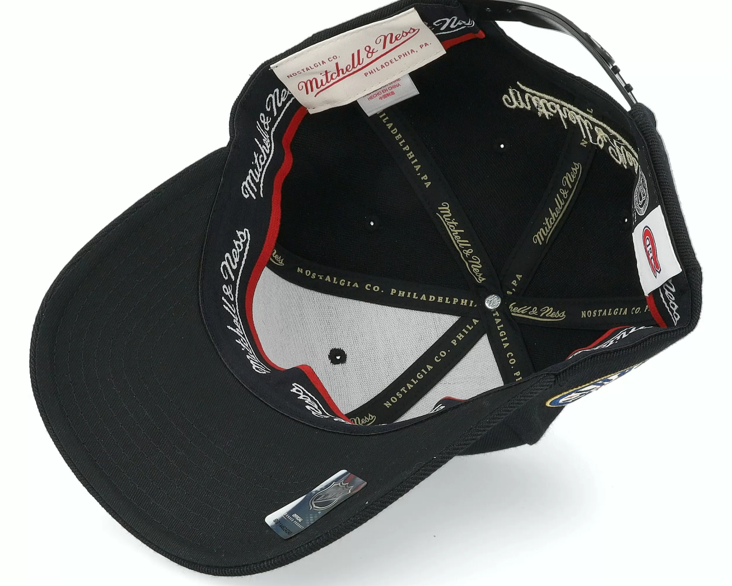 Mitchell & Ness Hatstore Exclusive X Montreal Canadiens Hockey Night In Canada Black Adjustable - -Unisex Adjustable