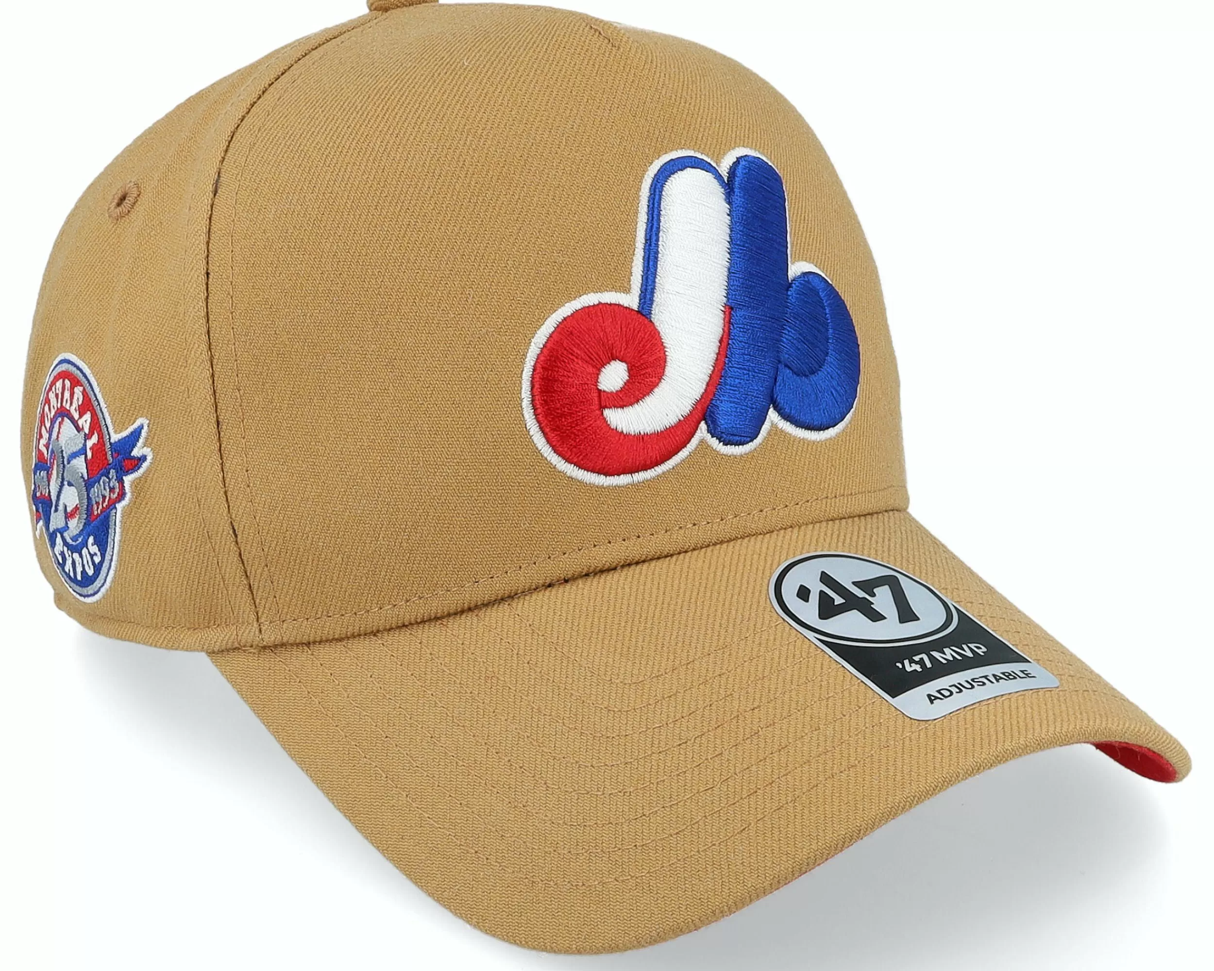 47 Brand Hatstore Exclusive X Montreal Expos Camel A-Frame Adjustable - -Unisex Adjustable
