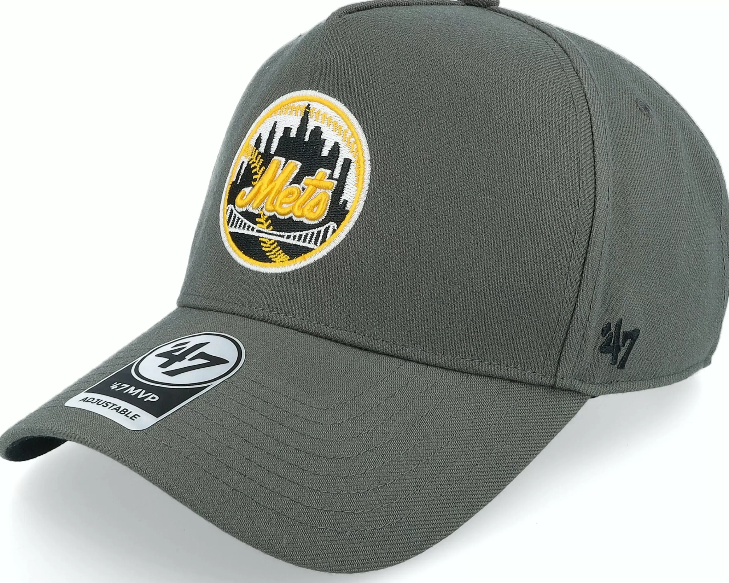 47 Brand Hatstore Exclusive X New York Mets Charcoal A-Frame Adjustable - -Unisex Adjustable