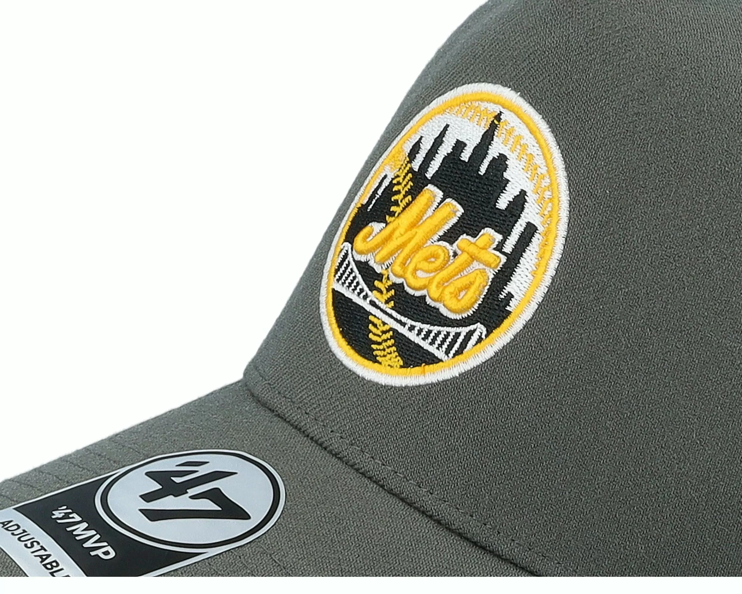 47 Brand Hatstore Exclusive X New York Mets Charcoal A-Frame Adjustable - -Unisex Adjustable