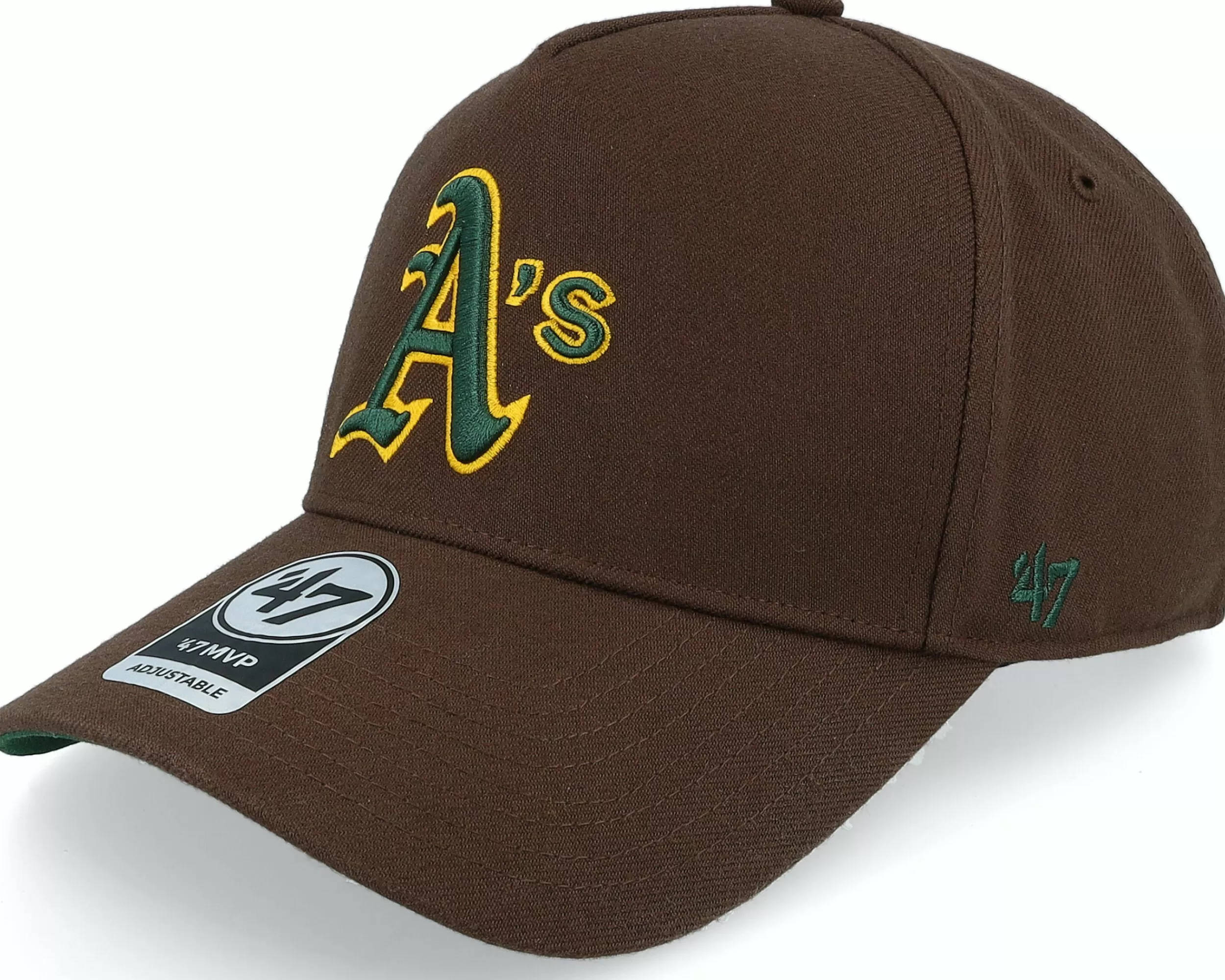 47 Brand Hatstore Exclusive X Oakland Athletics Brown A-Frame Adjustable - -Unisex Adjustable