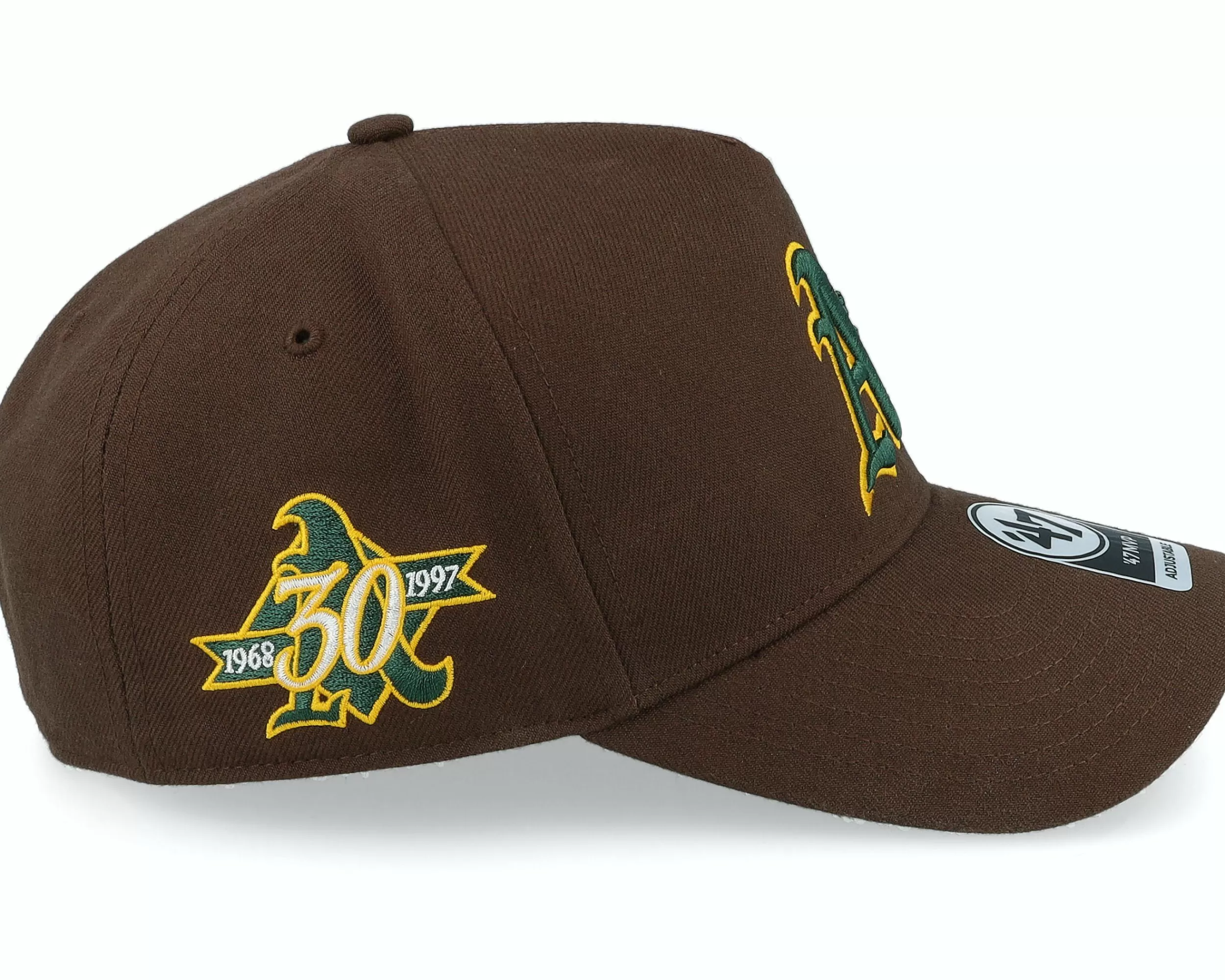 47 Brand Hatstore Exclusive X Oakland Athletics Brown A-Frame Adjustable - -Unisex Adjustable