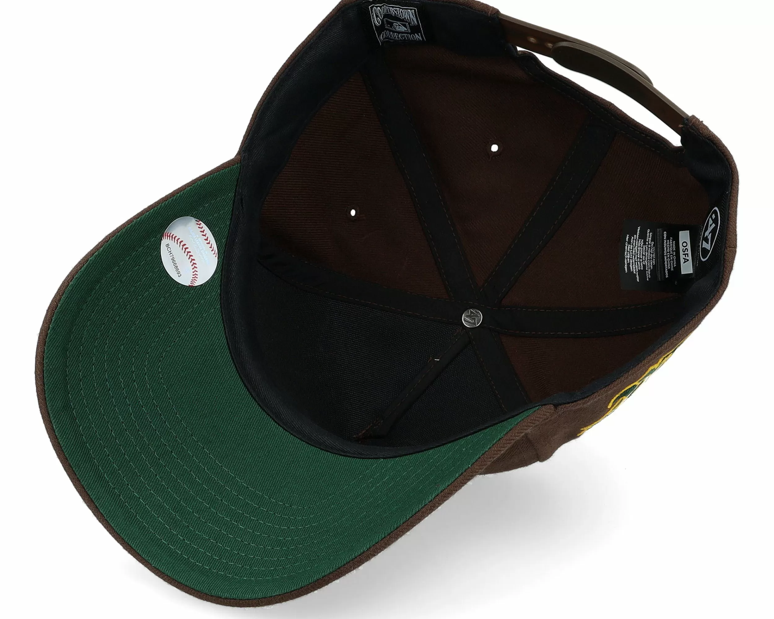 47 Brand Hatstore Exclusive X Oakland Athletics Brown A-Frame Adjustable - -Unisex Adjustable