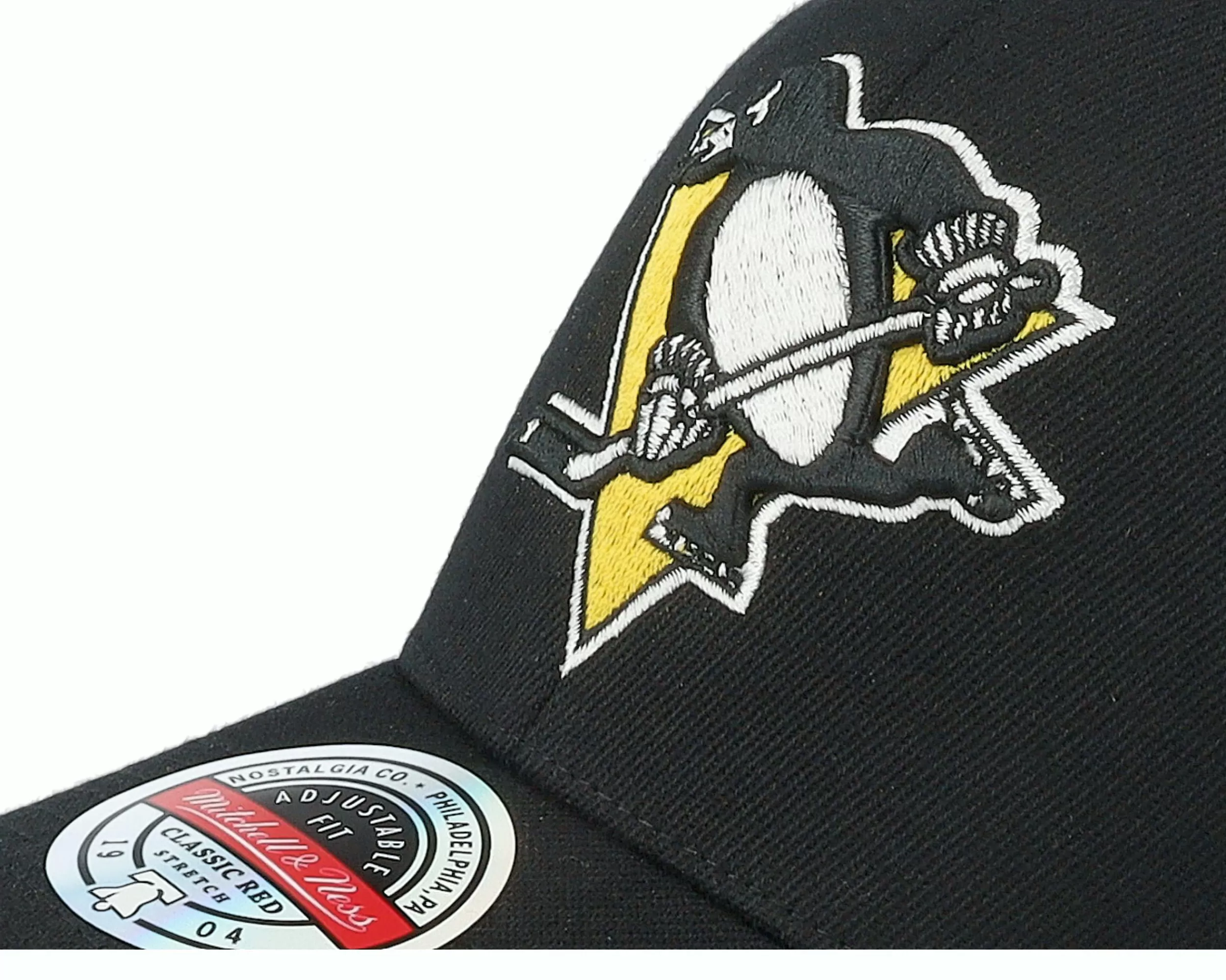Mitchell & Ness Hatstore Exclusive X Pittsburgh Penguins Winter Classic 2011 Patch Black Adjustable - -Unisex Adjustable