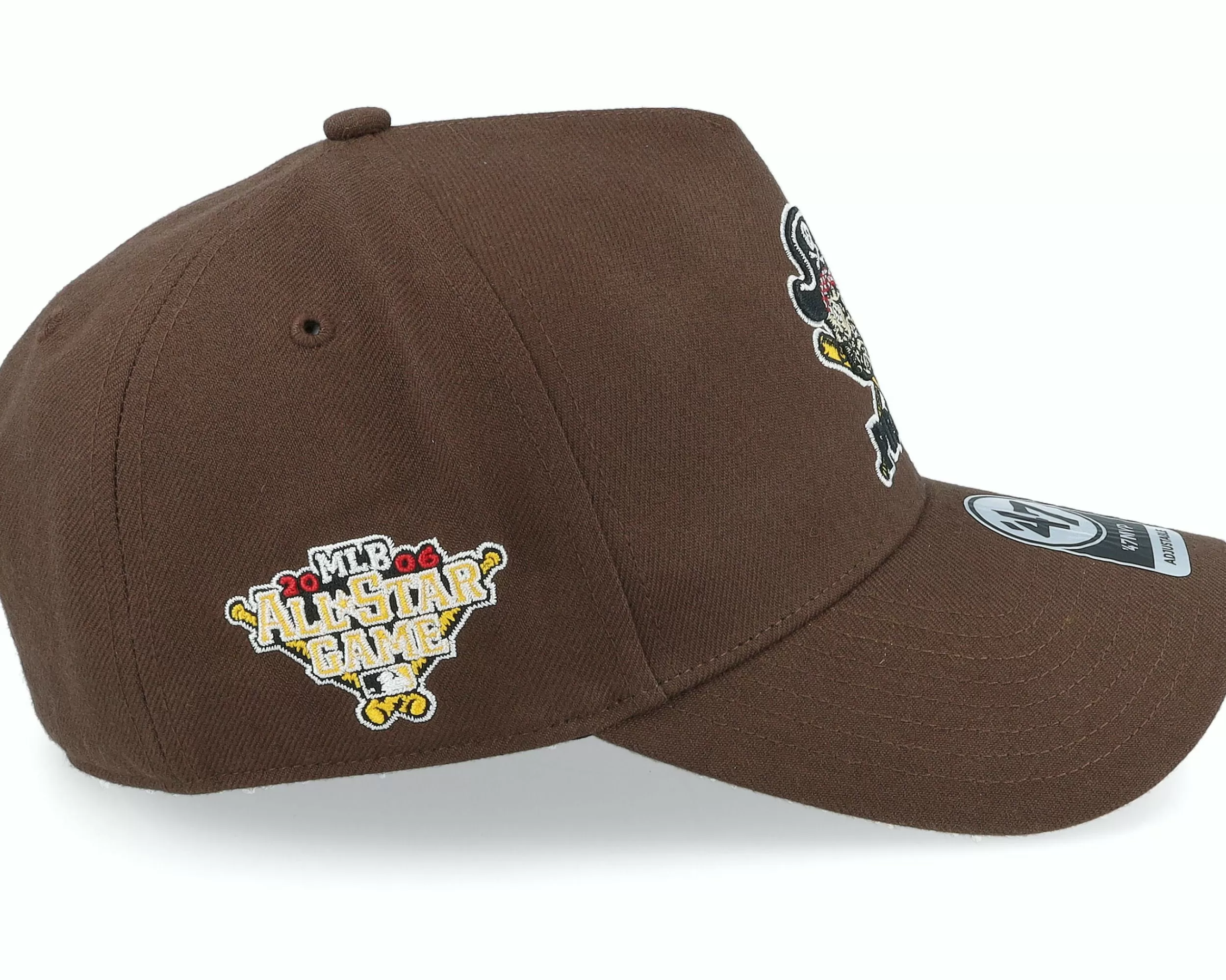 47 Brand Hatstore Exclusive X Pittsburgh Pirates Asg Brown Mvp A-Frame Adjustable - -Unisex Adjustable