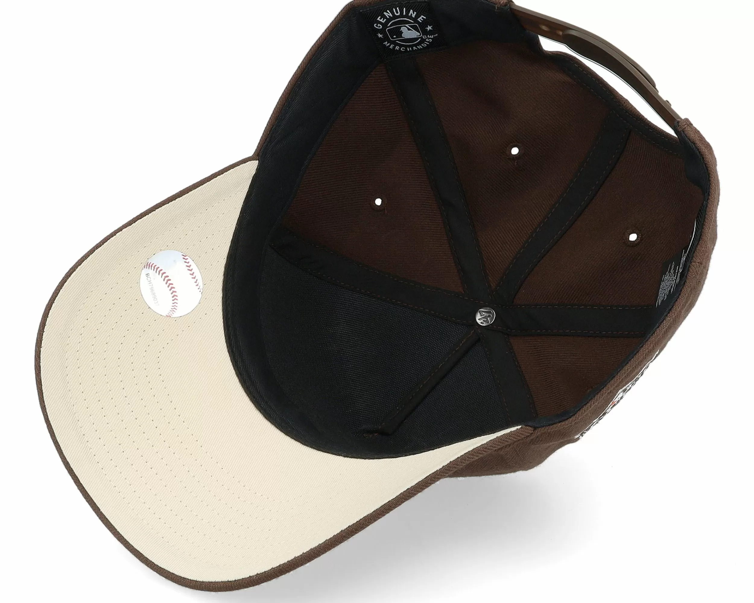 47 Brand Hatstore Exclusive X San Diego Padres Sure Shot Mvp Brown A-Frame Adjustable - -Unisex Adjustable