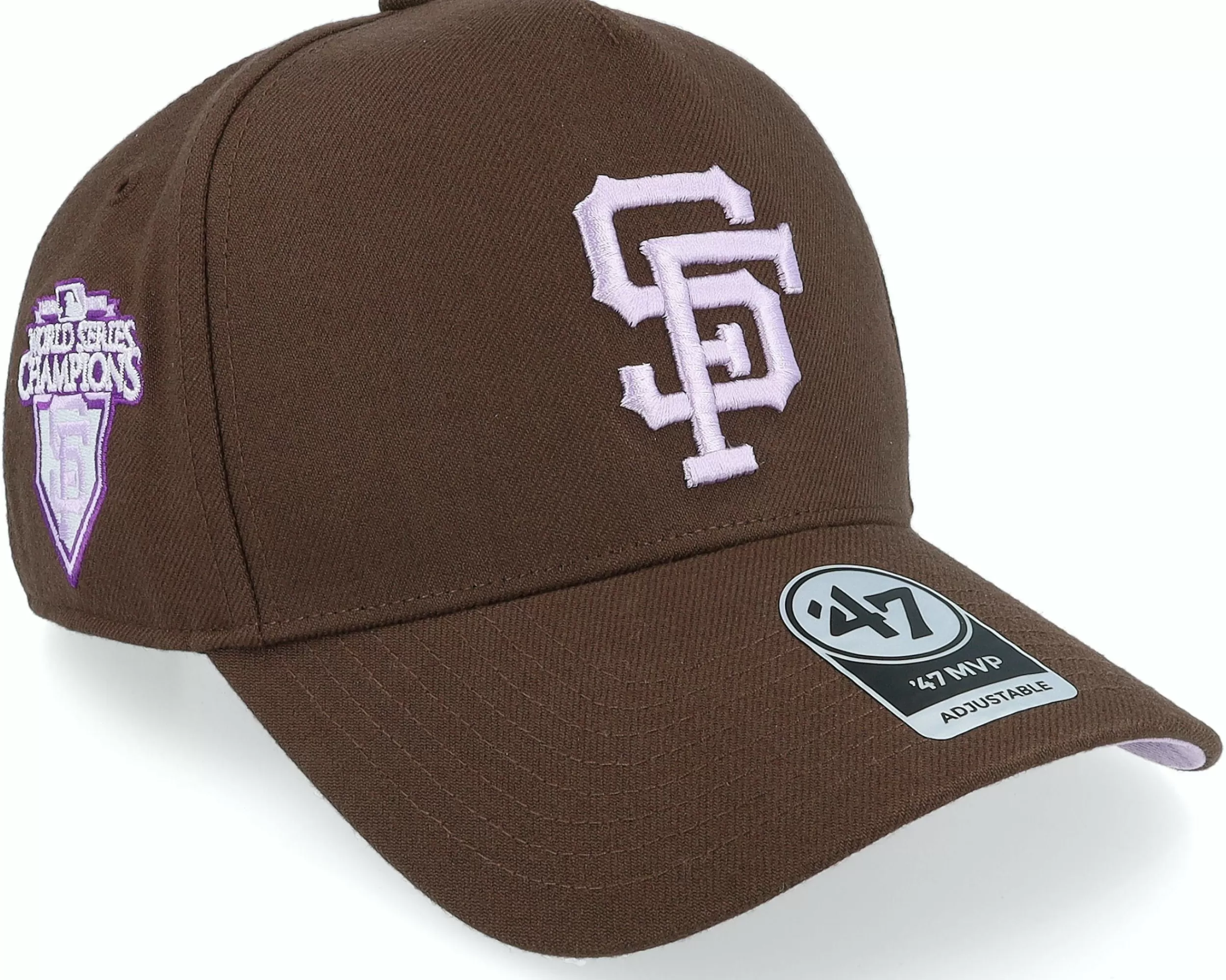 47 Brand Hatstore Exclusive X San Francisco Giants World Sure Shot Brown A-Frame Adjustable - -Unisex Adjustable
