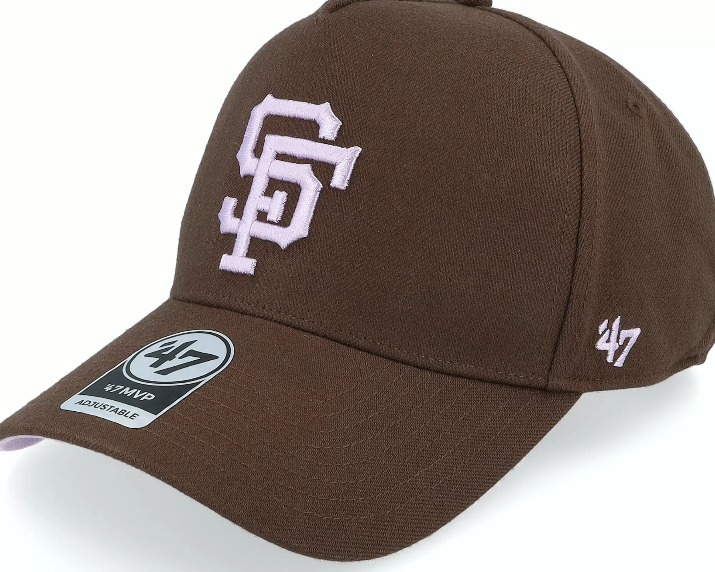 47 Brand Hatstore Exclusive X San Francisco Giants World Sure Shot Brown A-Frame Adjustable - -Unisex Adjustable