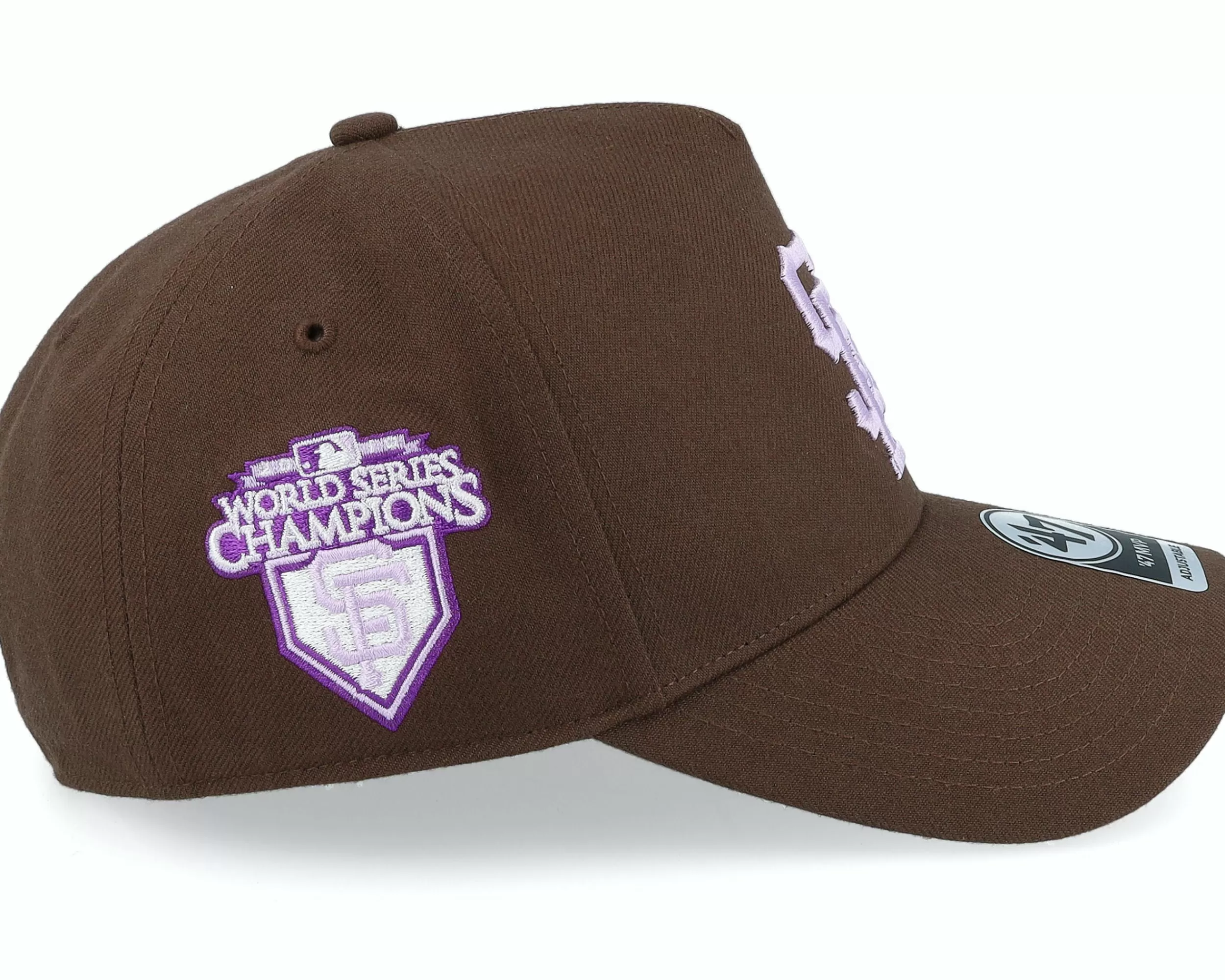 47 Brand Hatstore Exclusive X San Francisco Giants World Sure Shot Brown A-Frame Adjustable - -Unisex Adjustable
