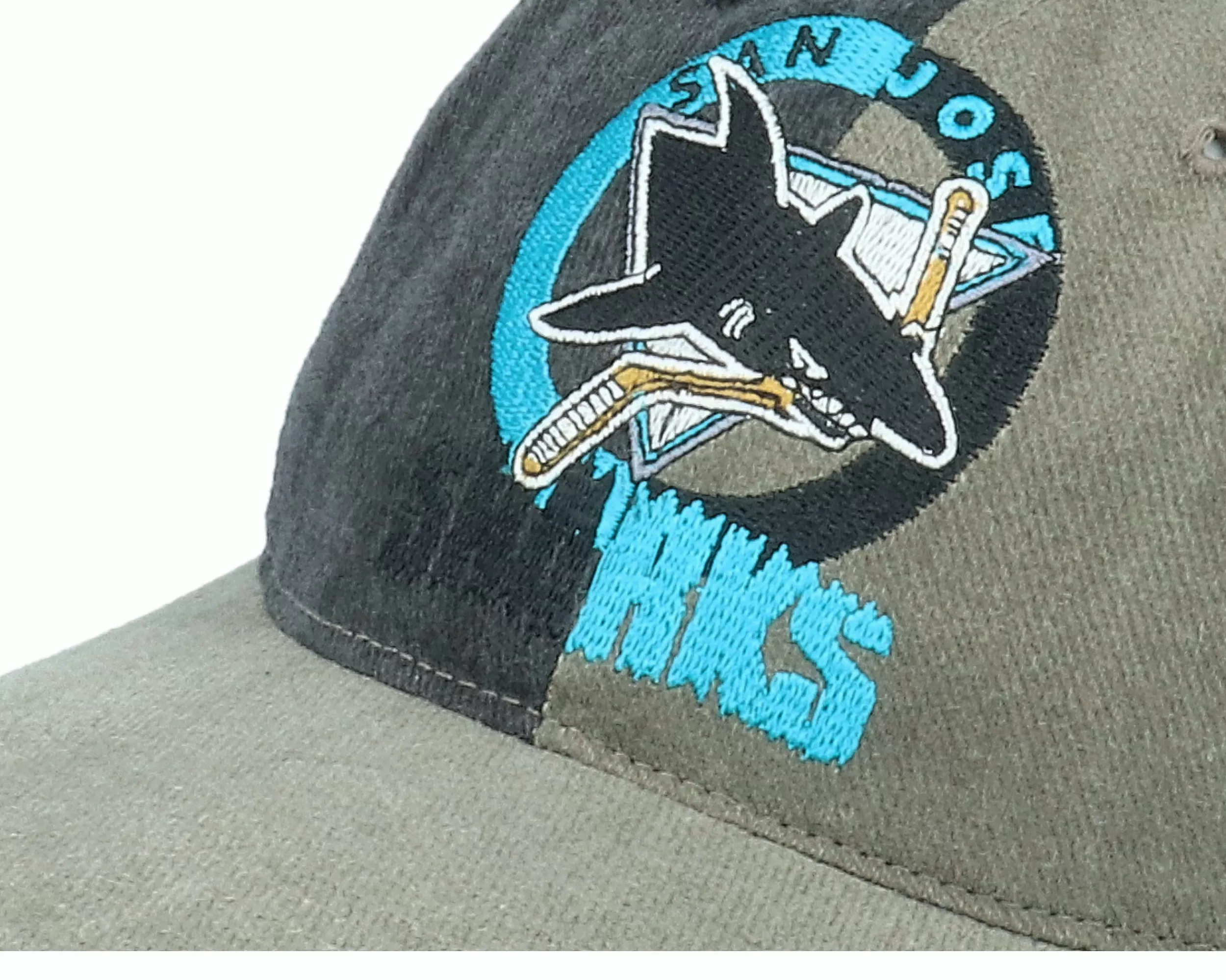 Twins Enterprise Hatstore Exclusive X San Jose Sharks Panel Shades Nhl Vintage - -Unisex Dad Cap