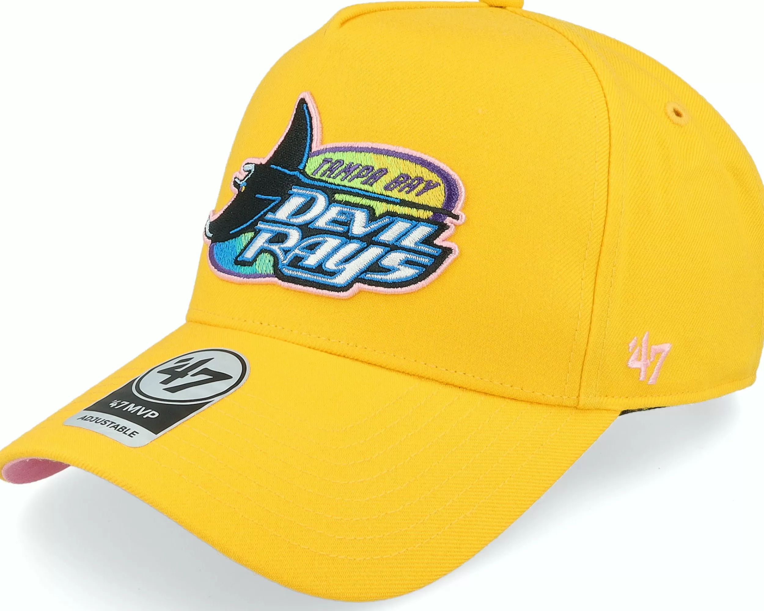 47 Brand Hatstore Exclusive X Tampa Bay Rays Dua Yellow Gold A-Frame Adjustable - -Unisex Adjustable