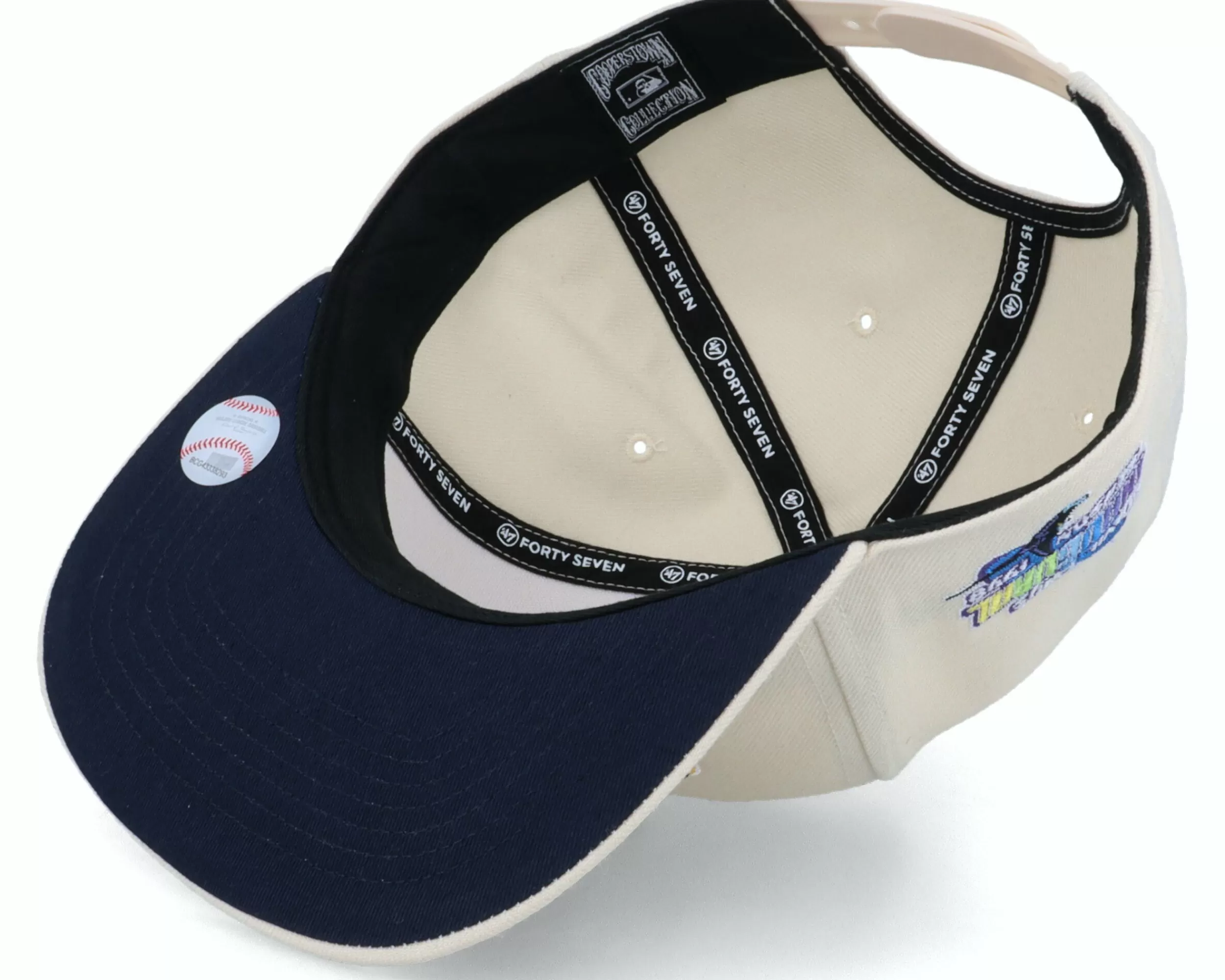 47 Brand Hatstore Exclusive X Tampa Bay Rays Inaugural Season 98 Natural Snapback - -Unisex Snapback