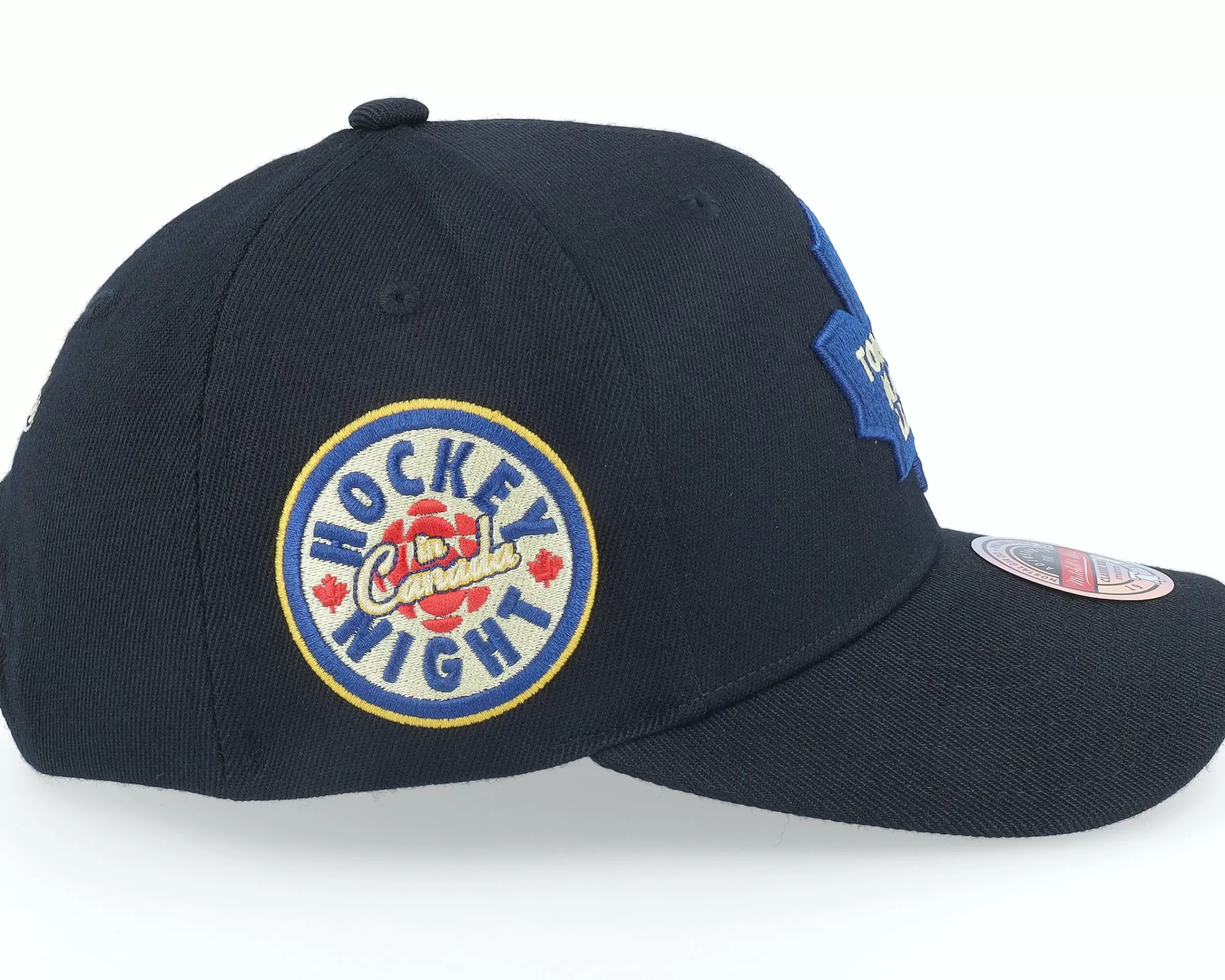 Mitchell & Ness Hatstore Exclusive X Toronto Maple Leafs Hockey Night In Canada Black Adjustable - -Unisex Adjustable