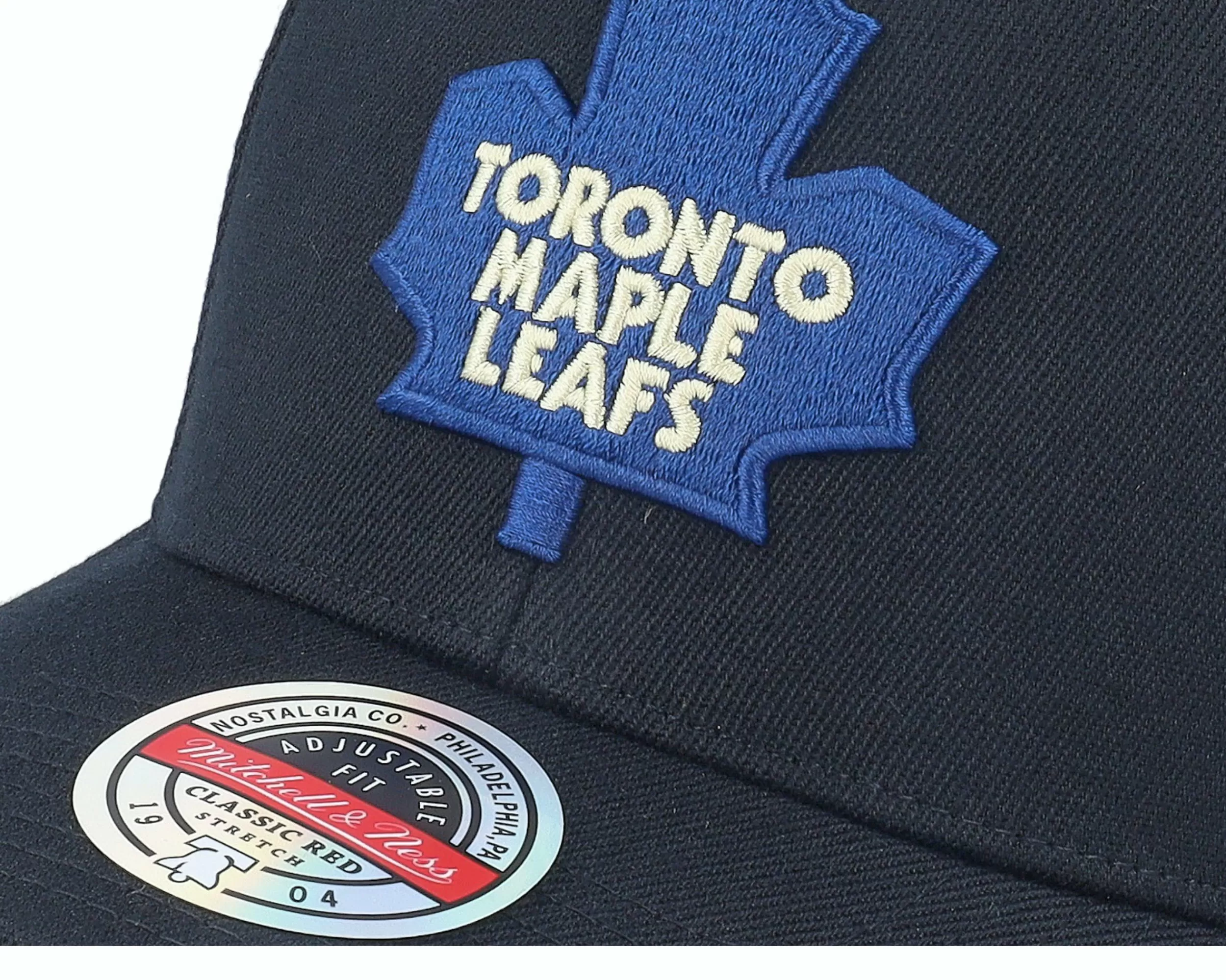 Mitchell & Ness Hatstore Exclusive X Toronto Maple Leafs Hockey Night In Canada Black Adjustable - -Unisex Adjustable