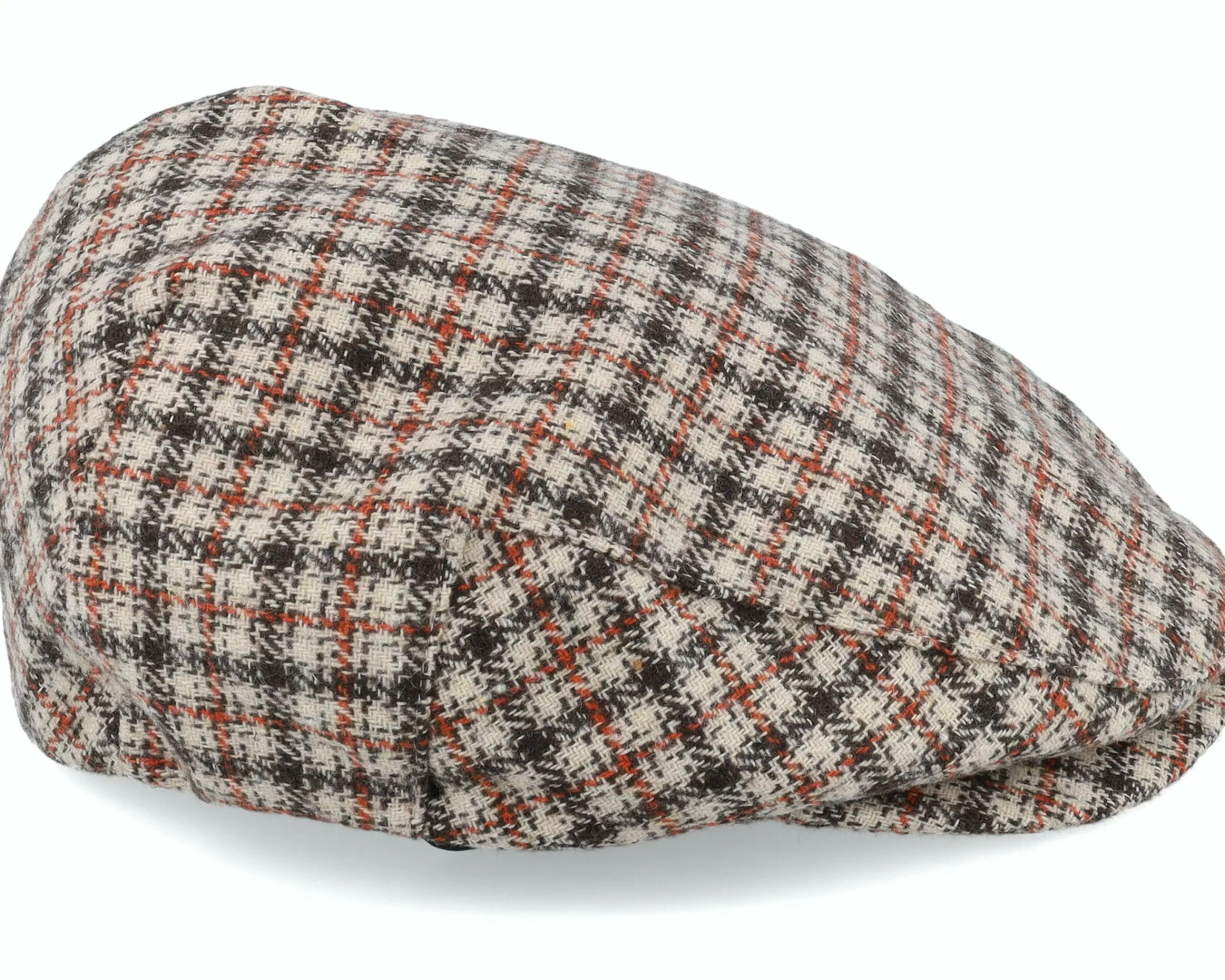 Brixton Hooligan Lw X Sand/Dark Earth/Paradise Orange Snap Cap - -Unisex Flat Caps