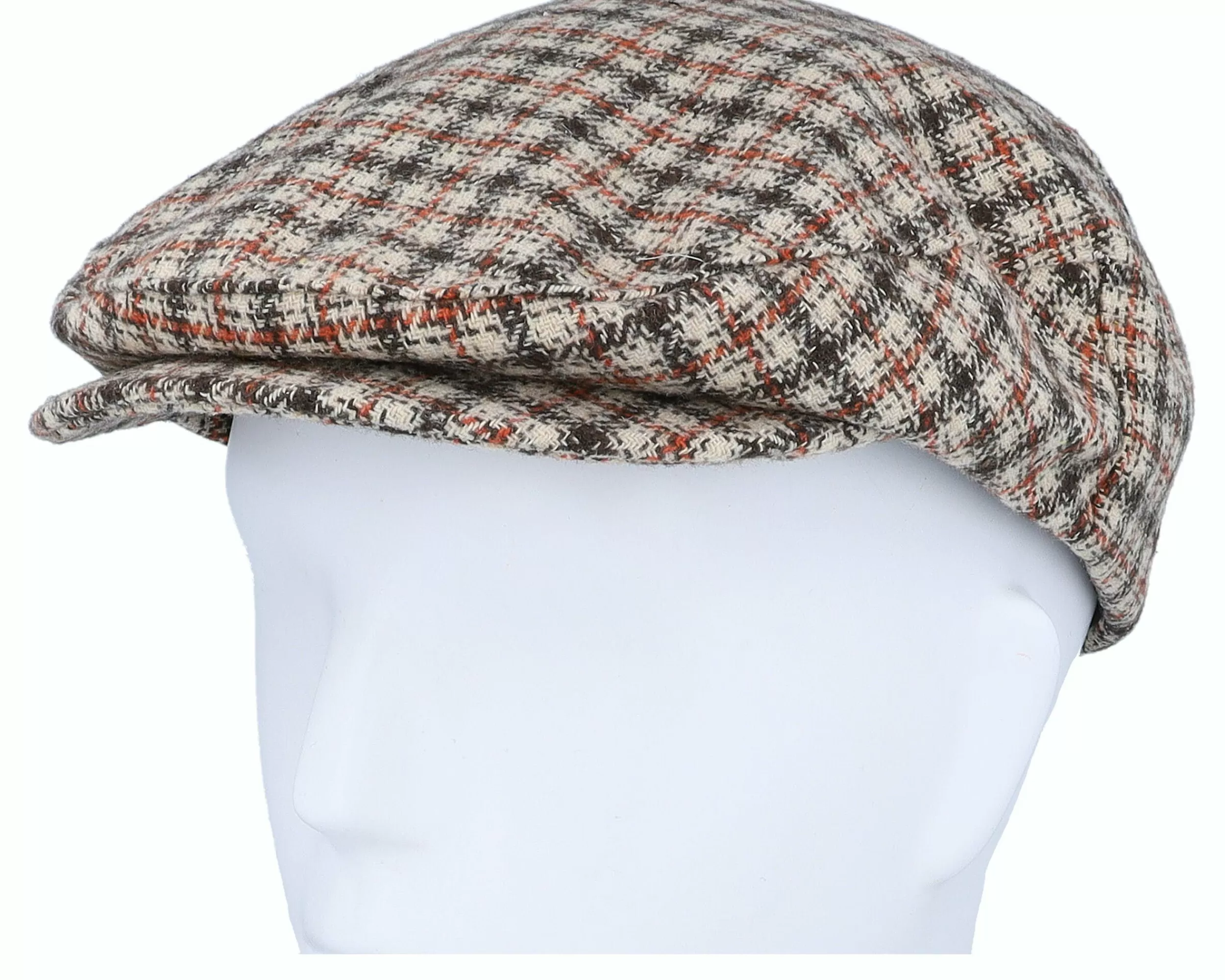 Brixton Hooligan Lw X Sand/Dark Earth/Paradise Orange Snap Cap - -Unisex Flat Caps