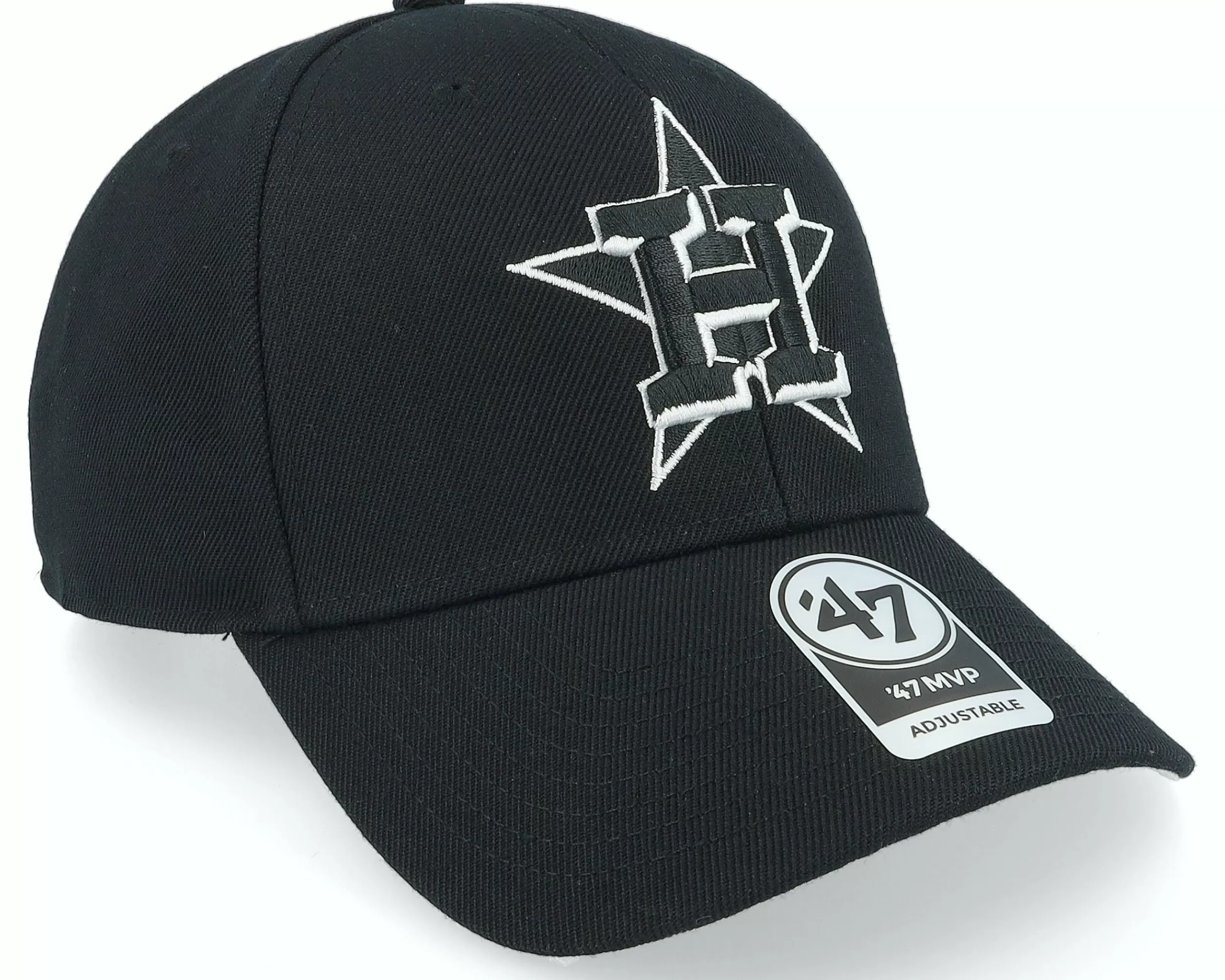 47 Brand Houston Astros Brand Mvp Black Adjustable - -Unisex Adjustable