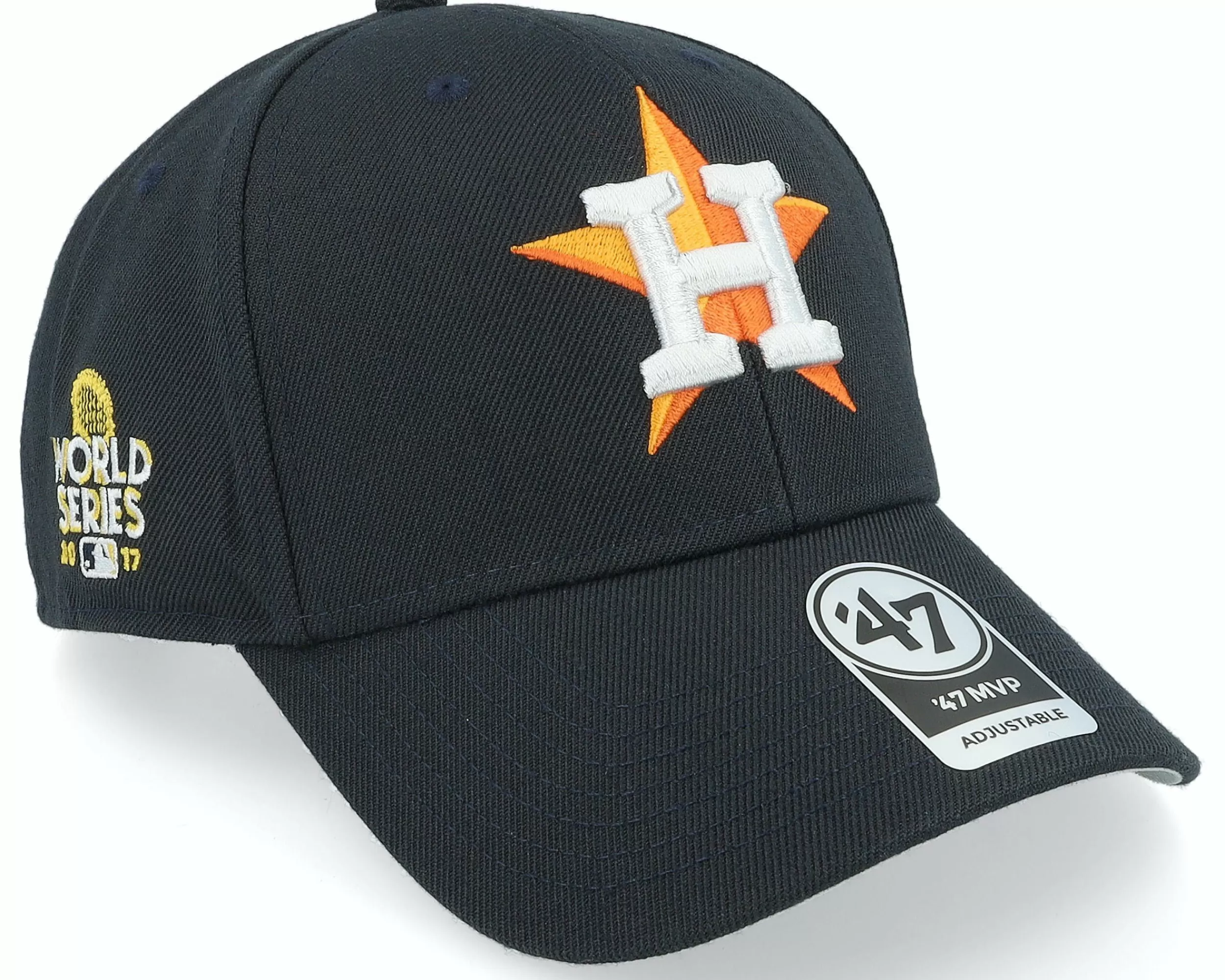 47 Brand Houston Astros World Series Sure Shot Mvp Dark Navy Adjustable - -Unisex Adjustable