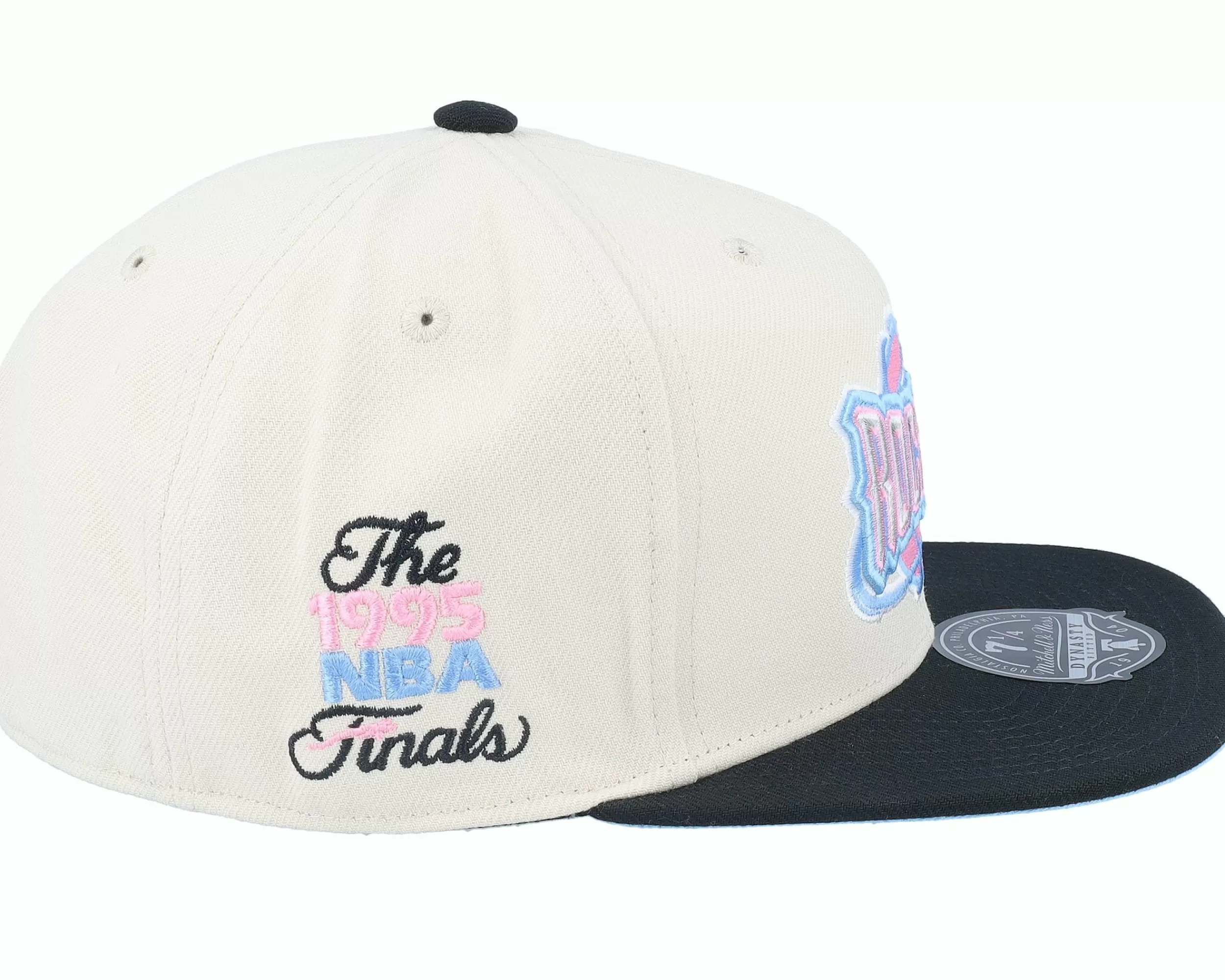 Mitchell & Ness Houston Rockets Ivory Pastel Off White Fitted - -Unisex Fitted