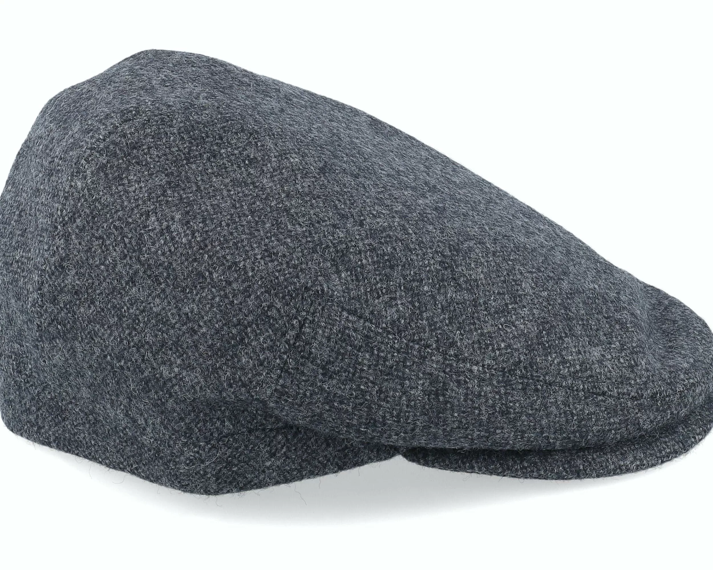 MJM Hats Jordan 32 Organic Wool/Cashmere Anthracite Flat Cap - -Unisex Flat Caps